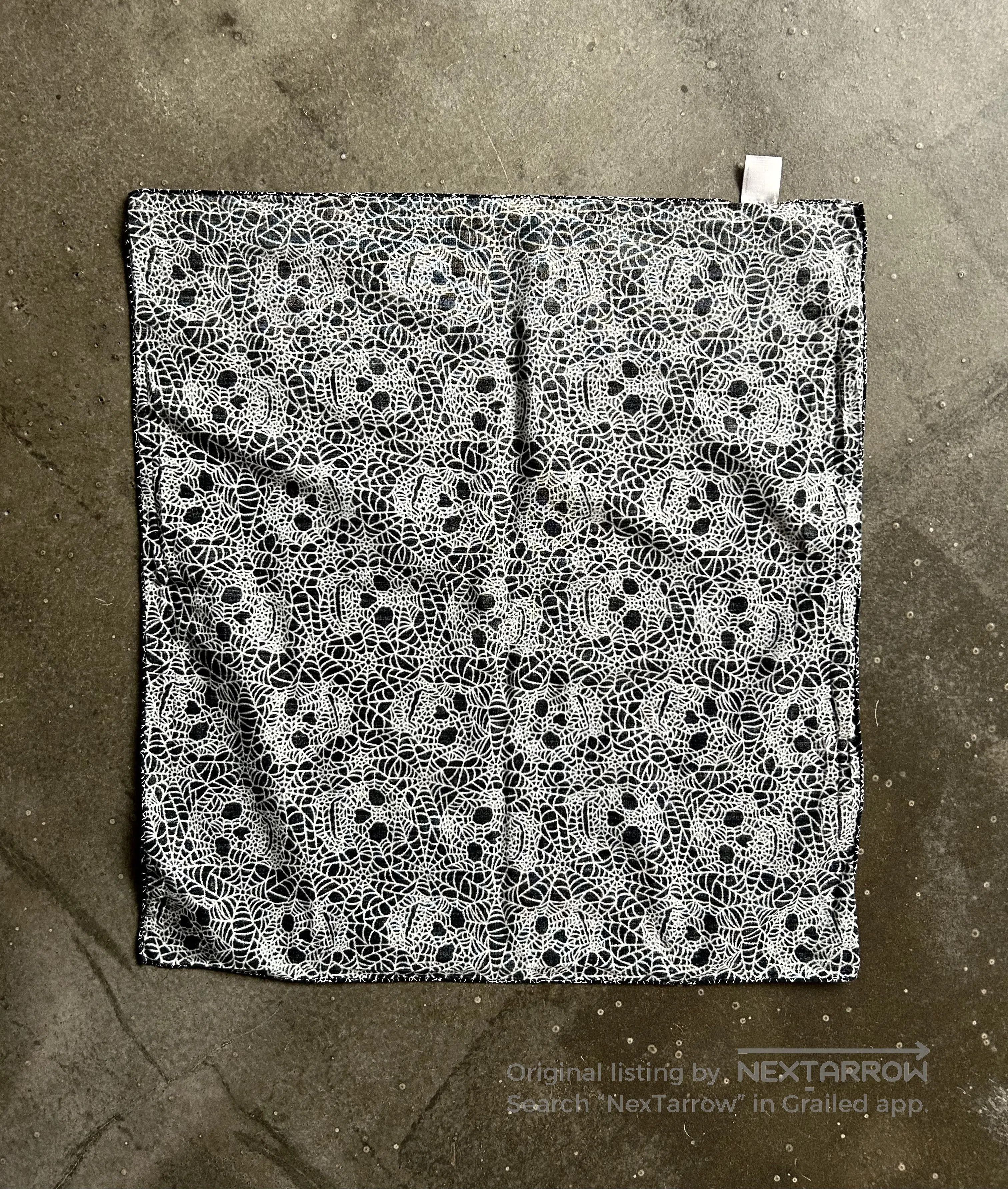 DEN IM by SIKI IM Number (N)ine 05ss Skull Spider Web Scarf. Size ONE SIZE - 6 Thumbnail