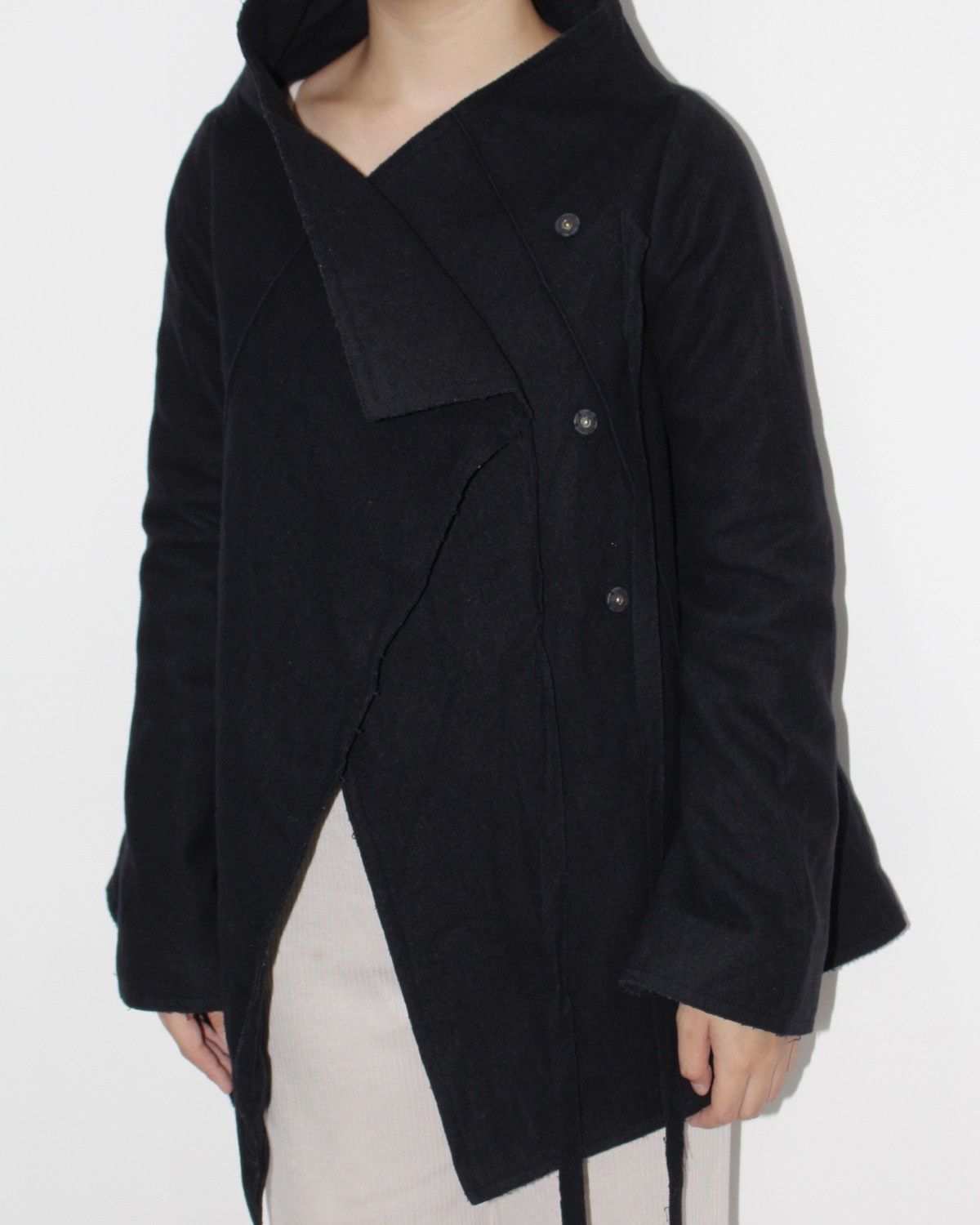 Vintage 2000S O'2ND JAPAN WOOL HIGH NECK JACKET Size M / US 6-8 / IT 42-44 - 1 Thumbnail