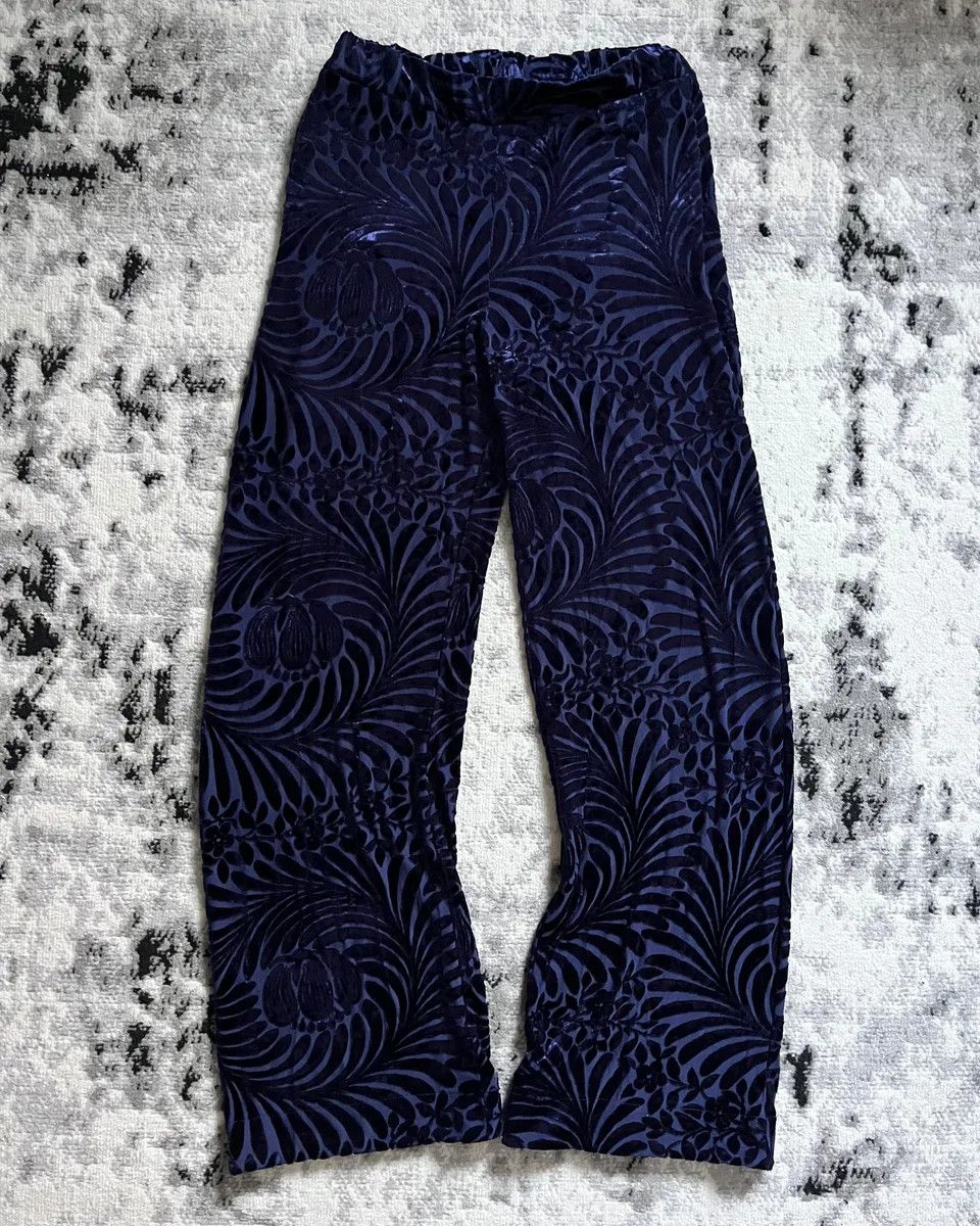 Designer × Jil Sander × Vintage AW2022 Jil Sander Velvet Trouser Marine Size 28" / US 6 / IT 42 - 1 Thumbnail