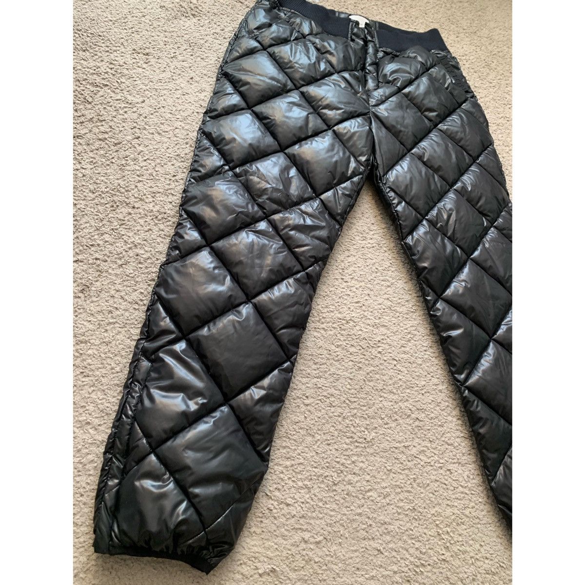Other LUXTON LUXURY BLACK QUILTED PUFFER PANTS Size US 32 / EU 48 - 4 Thumbnail