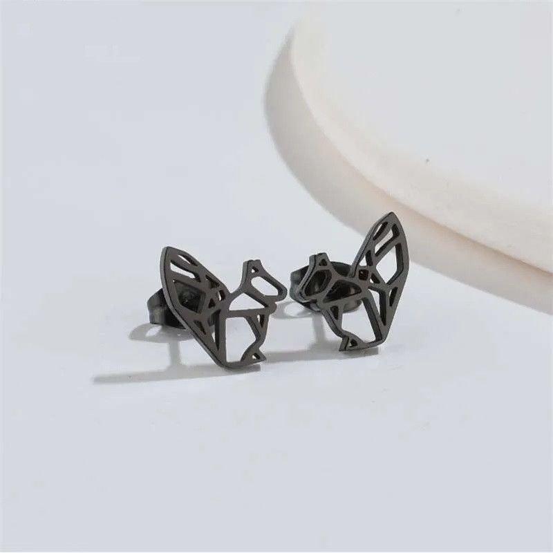 Jewelry Squirrel Mini Stud Earrings Charm Earring Gift Size ONE SIZE - 1 Preview