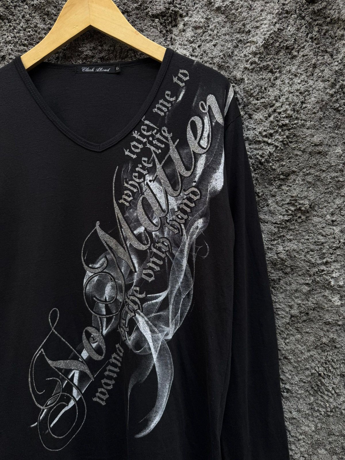 Hysteric Glamour Y2k Clash ahead tribal ifsixwasnine style longsleeve Size US L / EU 52-54 / 3 - 3 Thumbnail