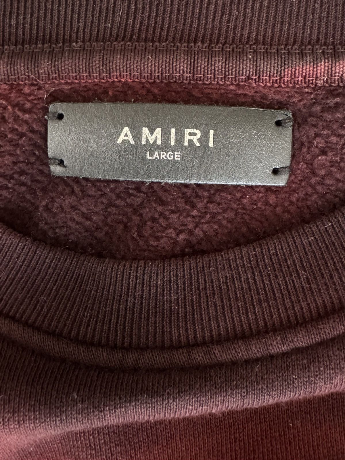 Amiri AMIRI Wild Ones Distressed Sweatshirt Red L Size US L / EU 52-54 / 3 - 3 Thumbnail