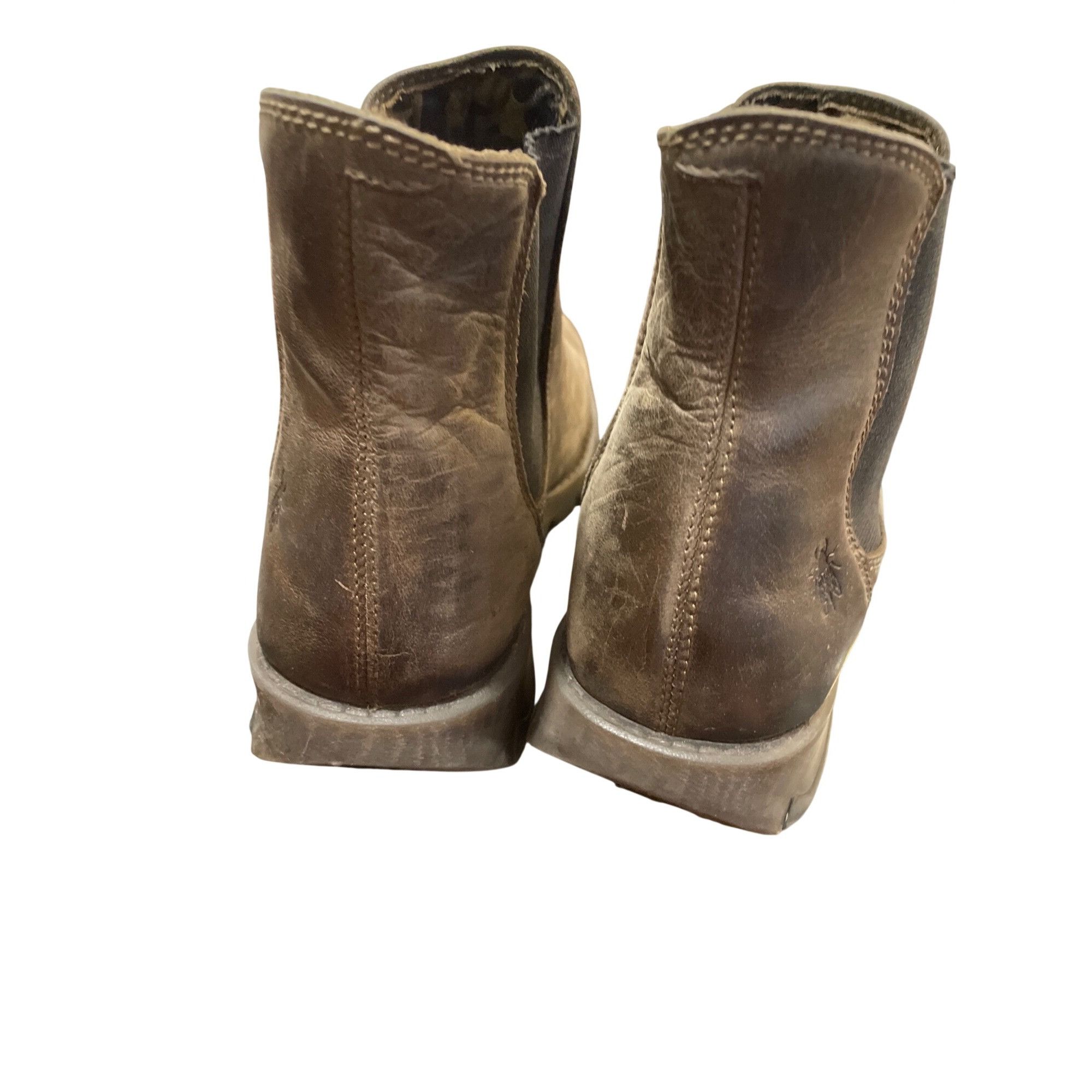 Fly London Fly London wms brown leather ankle boots booties sz 40/9-9.5 Size US 9.5 / IT 39.5 - 12 Thumbnail