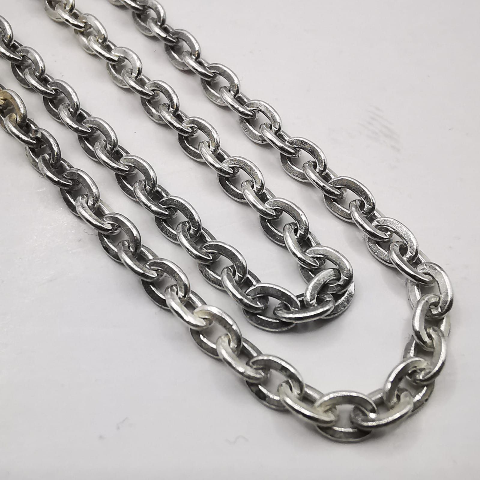 Sterling Silver Vintage Chain Necklece,925 Sterling Silver,Signed , 11,65g Size ONE SIZE - 3 Thumbnail