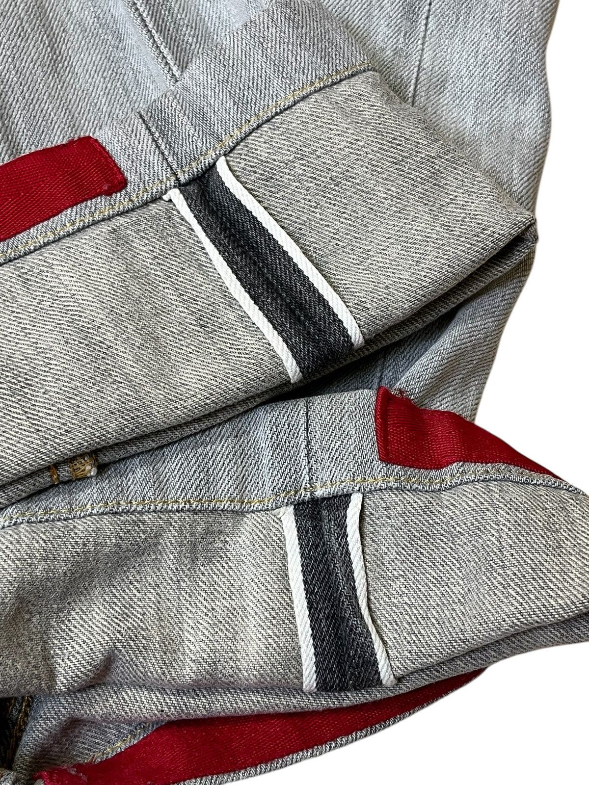 Kiton SICK🔥KITON NAPOLI GREY SELVEDGE JEANS. Size US 36 / EU 52 - 12 Thumbnail