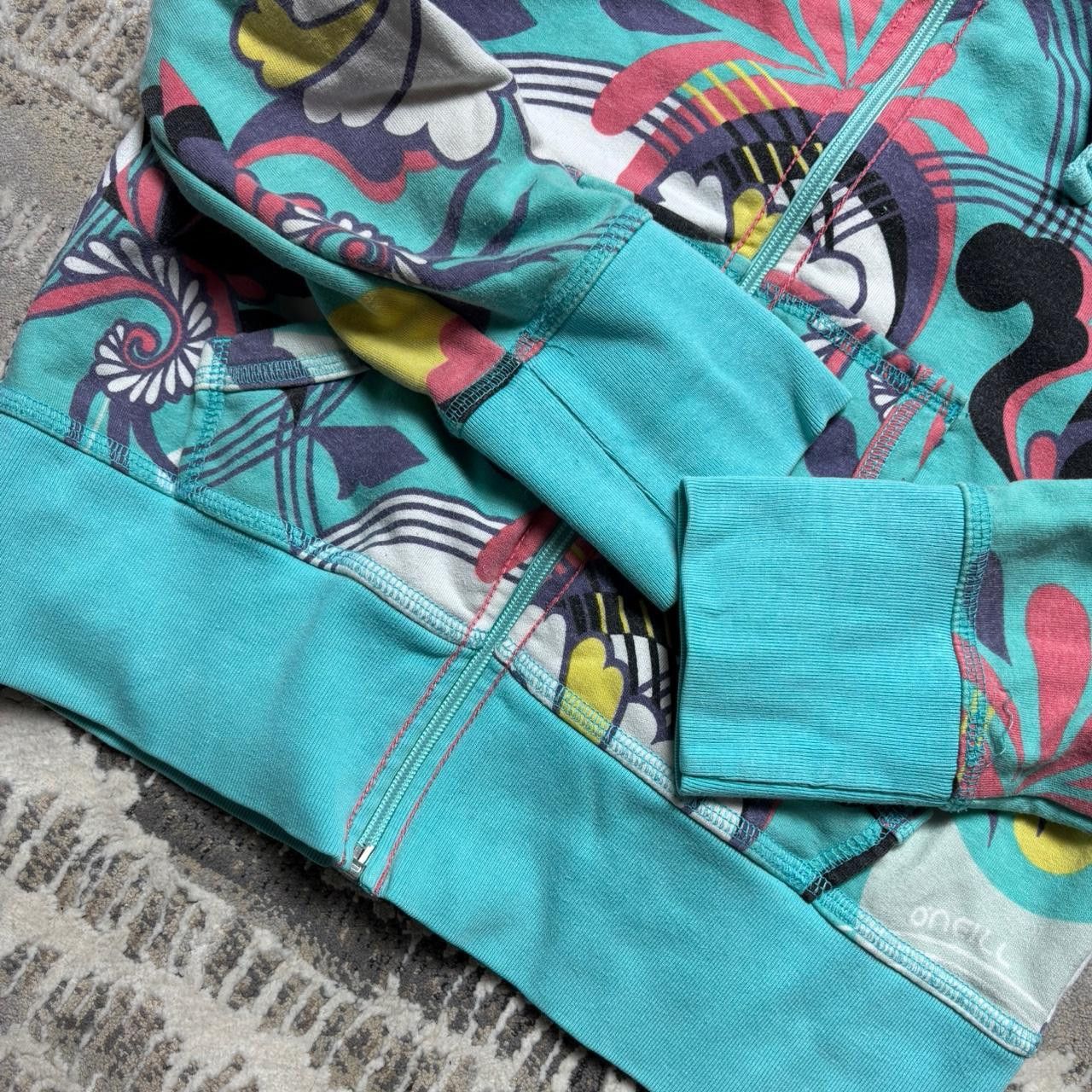 O'Neill 00s O'Neill Graphic Hoodie Cyan S Size US S / EU 44-46 / 1 - 5 Thumbnail