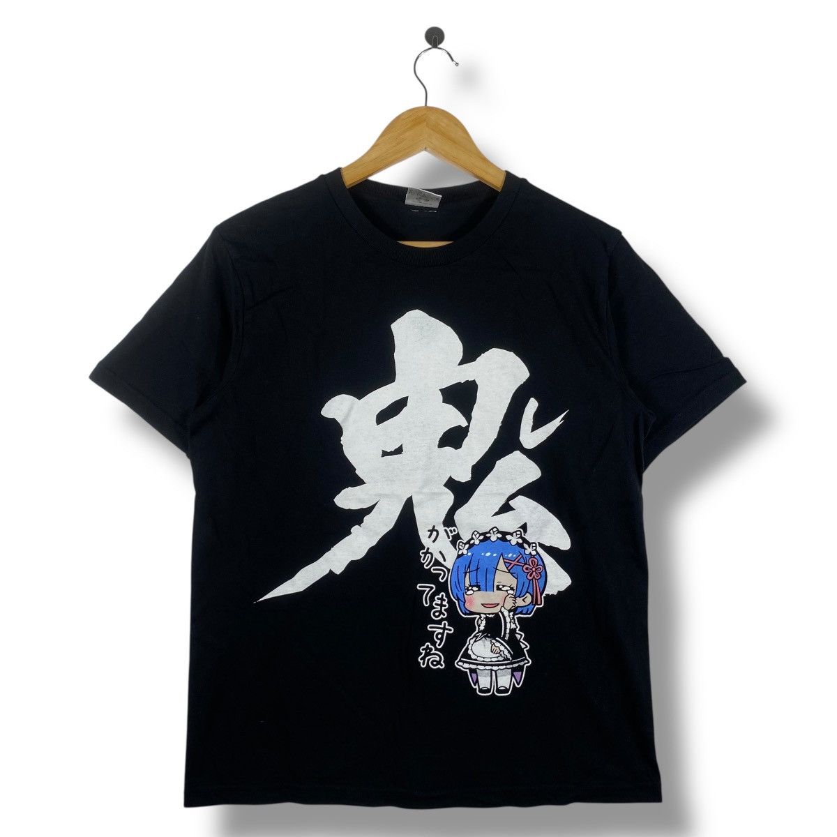 Anime Japanese Anime RE:ZERO Rem Chibi Character Graphic Tee Shirt Size US L / EU 52-54 / 3 - 1 Thumbnail