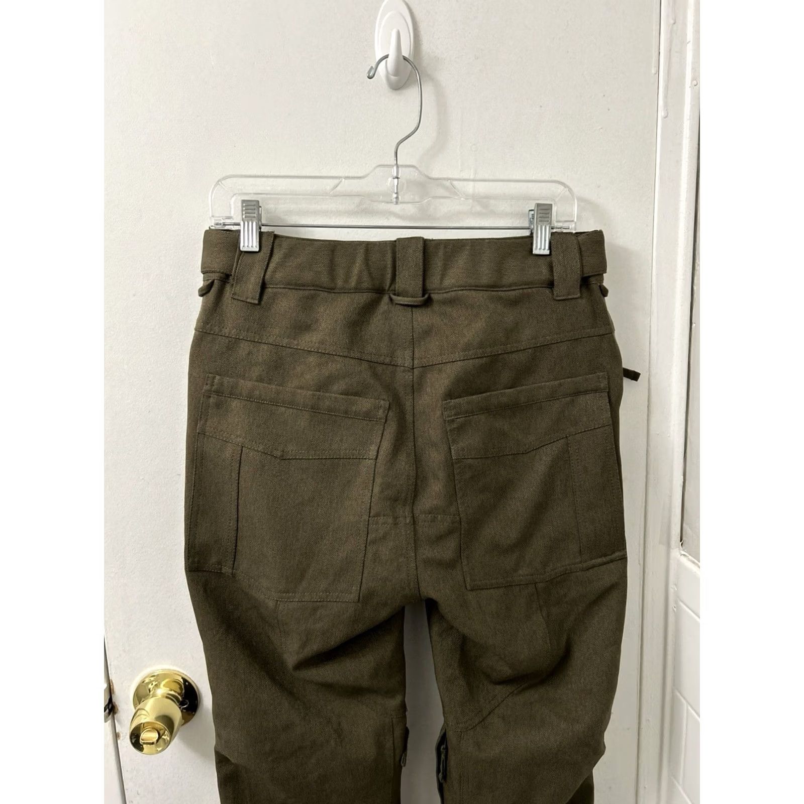 Billabong Billabong Snow Pants Mens Small Olive Green Herringbone 10K Waterproof Ski Pants Size US 29 - 7 Thumbnail