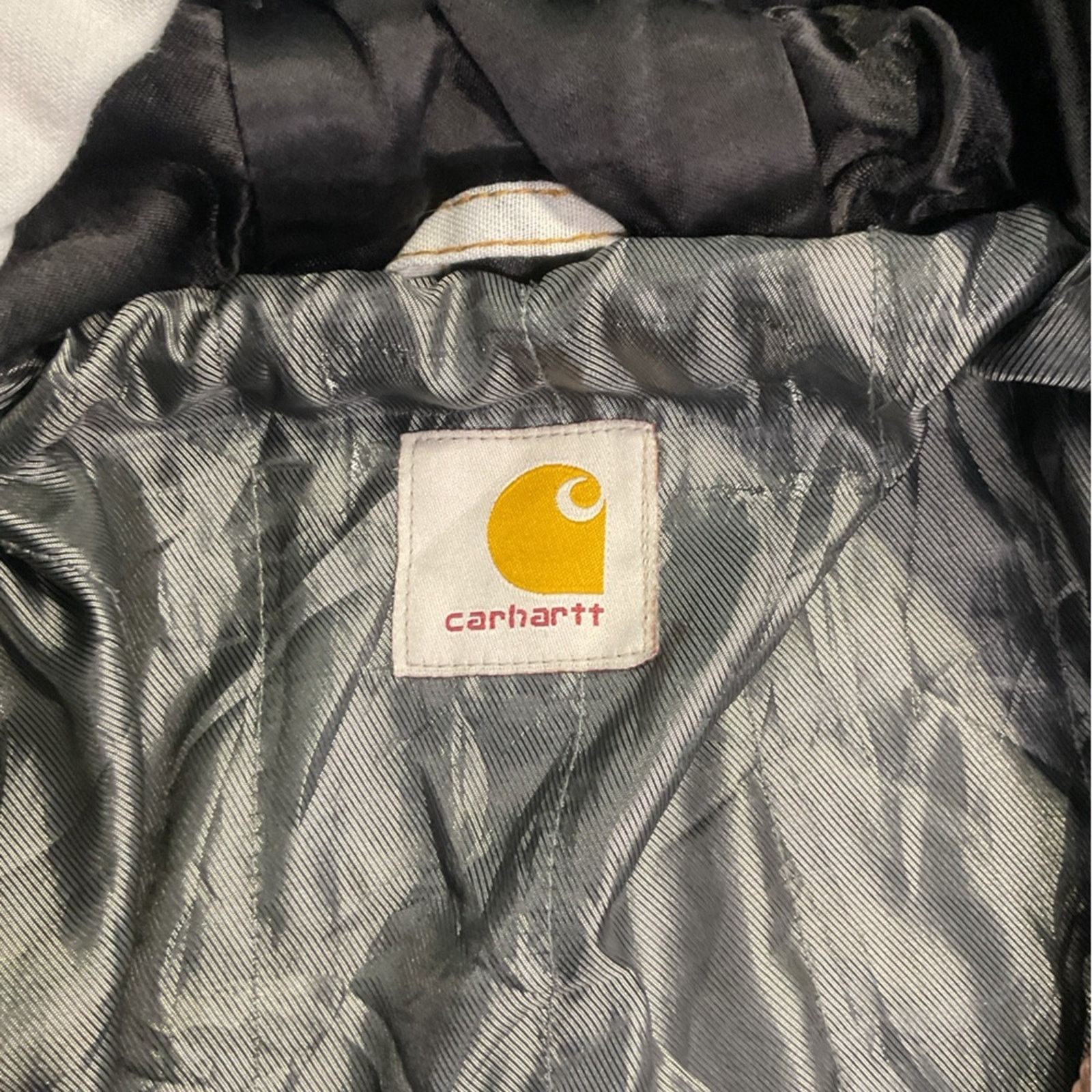 Carhartt Carhartt Distressed Black & White Panel ZipUp Work Jacket Size US M / EU 48-50 / 2 - 8 Thumbnail