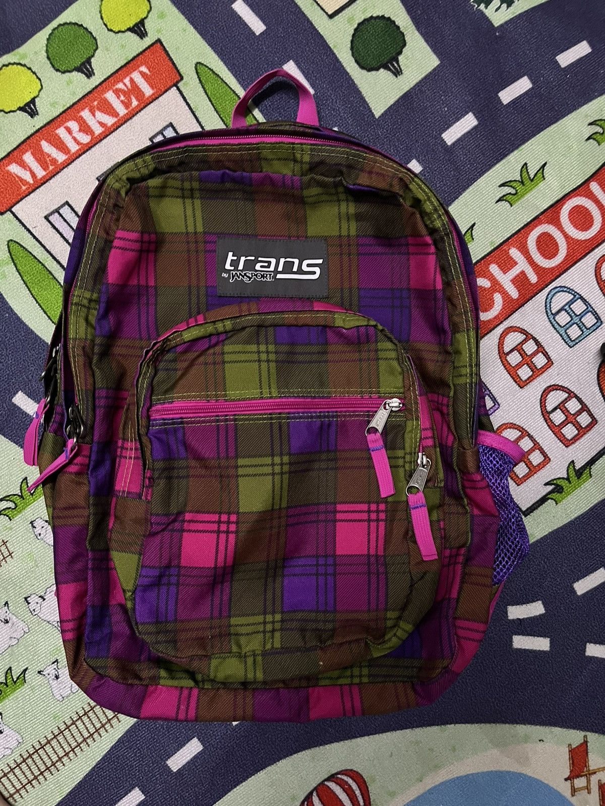 Jansport TRANS BY JANSPORT PLAID BACKPACK HARDTOFIND Size 34 - 3 Thumbnail