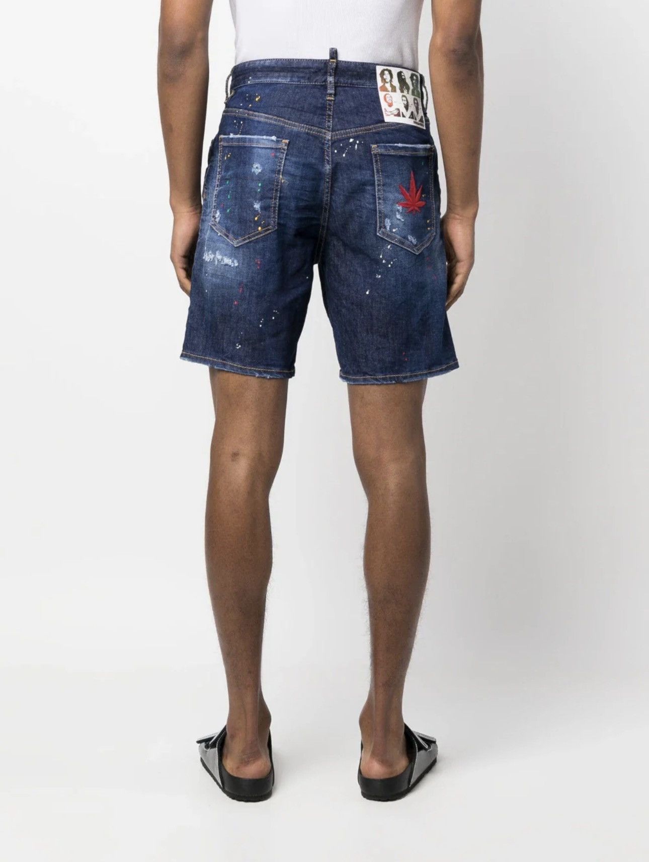 Dsquared2 Dsquared2 x Bob Marley distressed denim shorts size 54 Size US 38 / EU 54 - 19 Thumbnail
