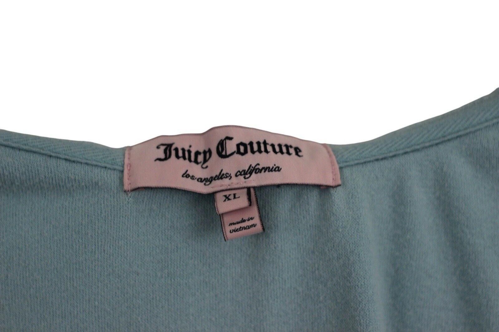 Juicy Couture Jeans Vintage Y2K Juicy Couture Velour Full Zip Hoodie Jacket XL Size L / US 10 / IT 46 - 5 Thumbnail