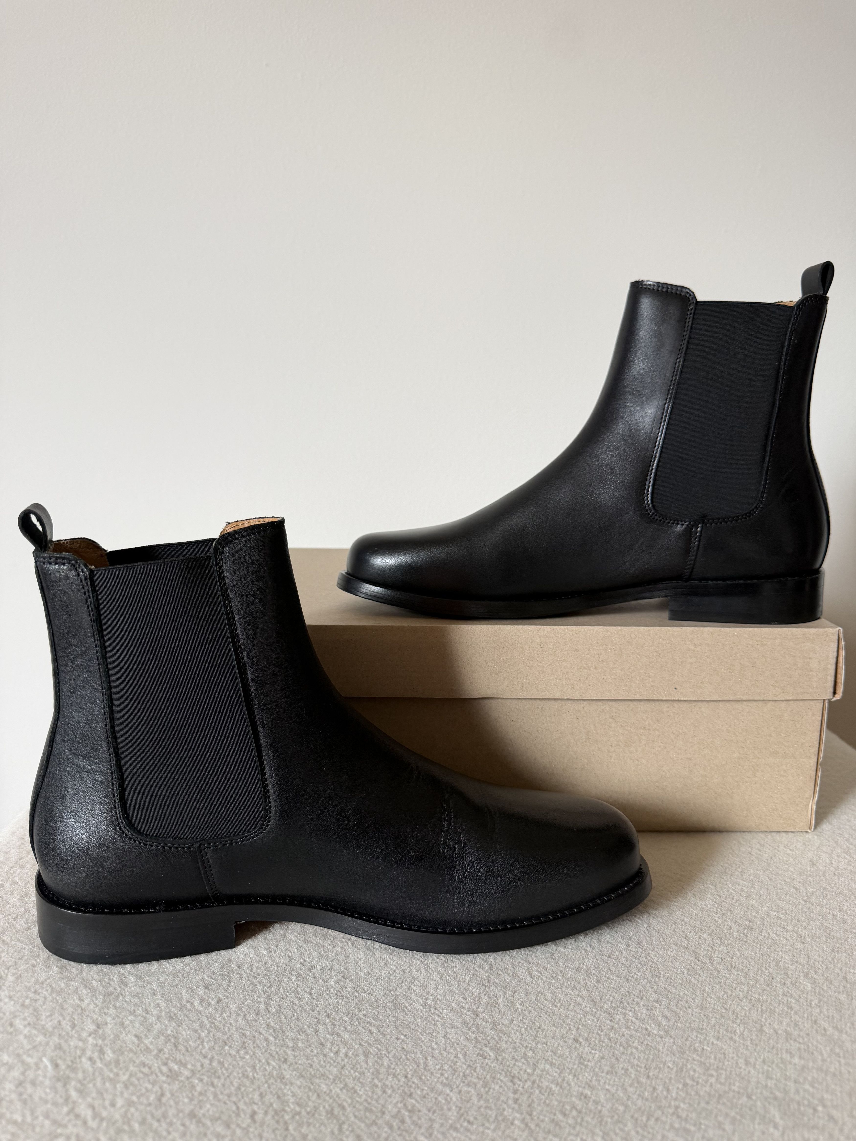 Mfpen Mfpen Core Chelsea Boots in Black Leather Size US 9 / EU 42 - 3 Thumbnail