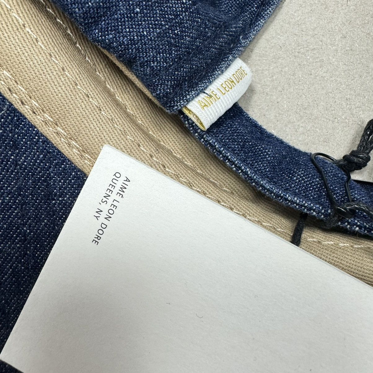 Aime Leon Dore Aimé Leon Dore ALD Core Denim Dark Blue Wash Hat DS Size ONE SIZE - 10 Thumbnail