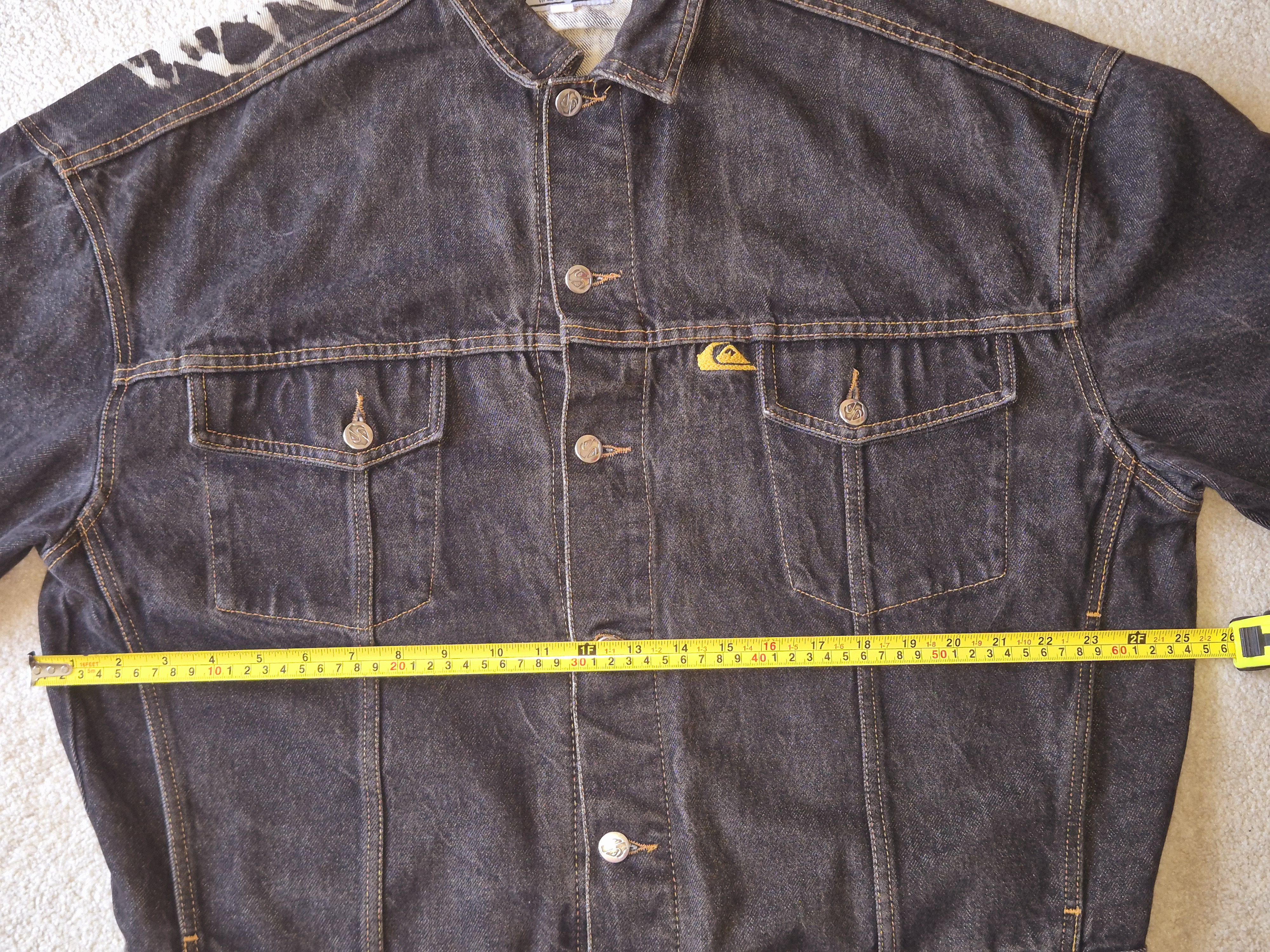 Quiksilver 1988 Quicksilver Used And Abused Men's Denim Jacket Size US L / EU 52-54 / 3 - 9 Thumbnail