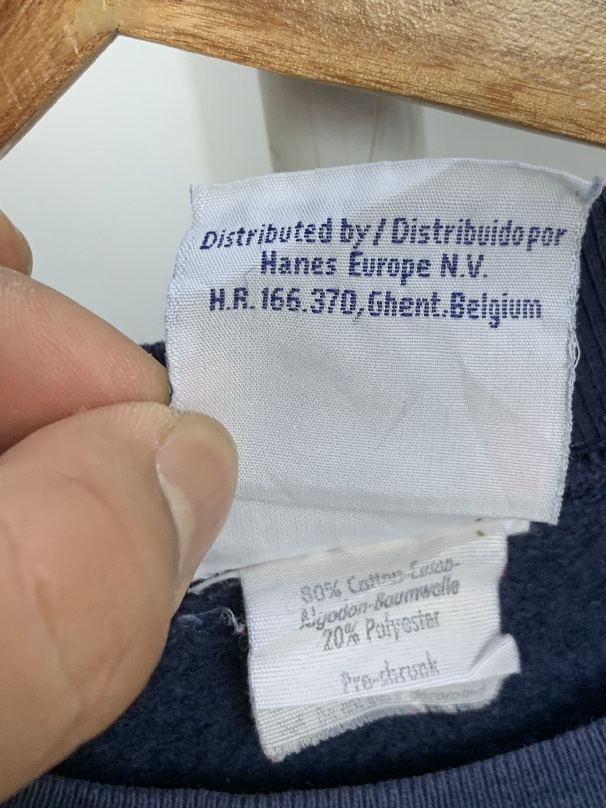 Hanes × Vintage Vintage London England embriodery spell sweatshirt Size US M / EU 48-50 / 2 - 7 Thumbnail