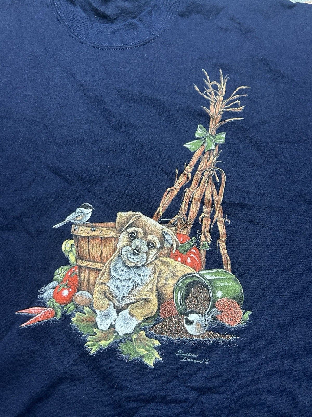 Vintage Vintage sweatshirt endless designs dog puppy cute animal L Size US L / EU 52-54 / 3 - 2 Thumbnail