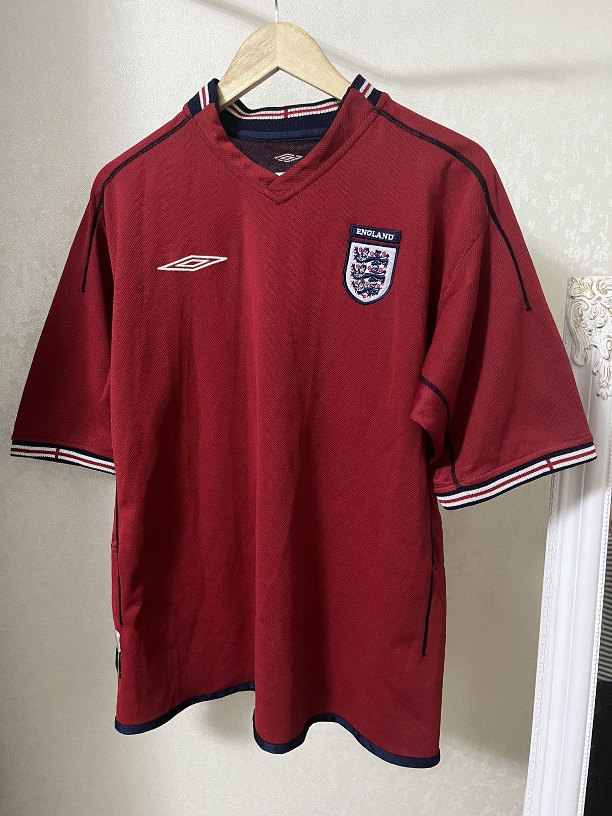 Umbro Umbro England Vintage Reversible Jersey Size US M / EU 48-50 / 2 - 1 Thumbnail