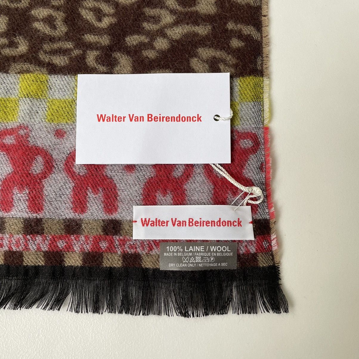 Walter Van Beirendonck Large Multicolour Patterned Scarf Size ONE SIZE - 7 Thumbnail