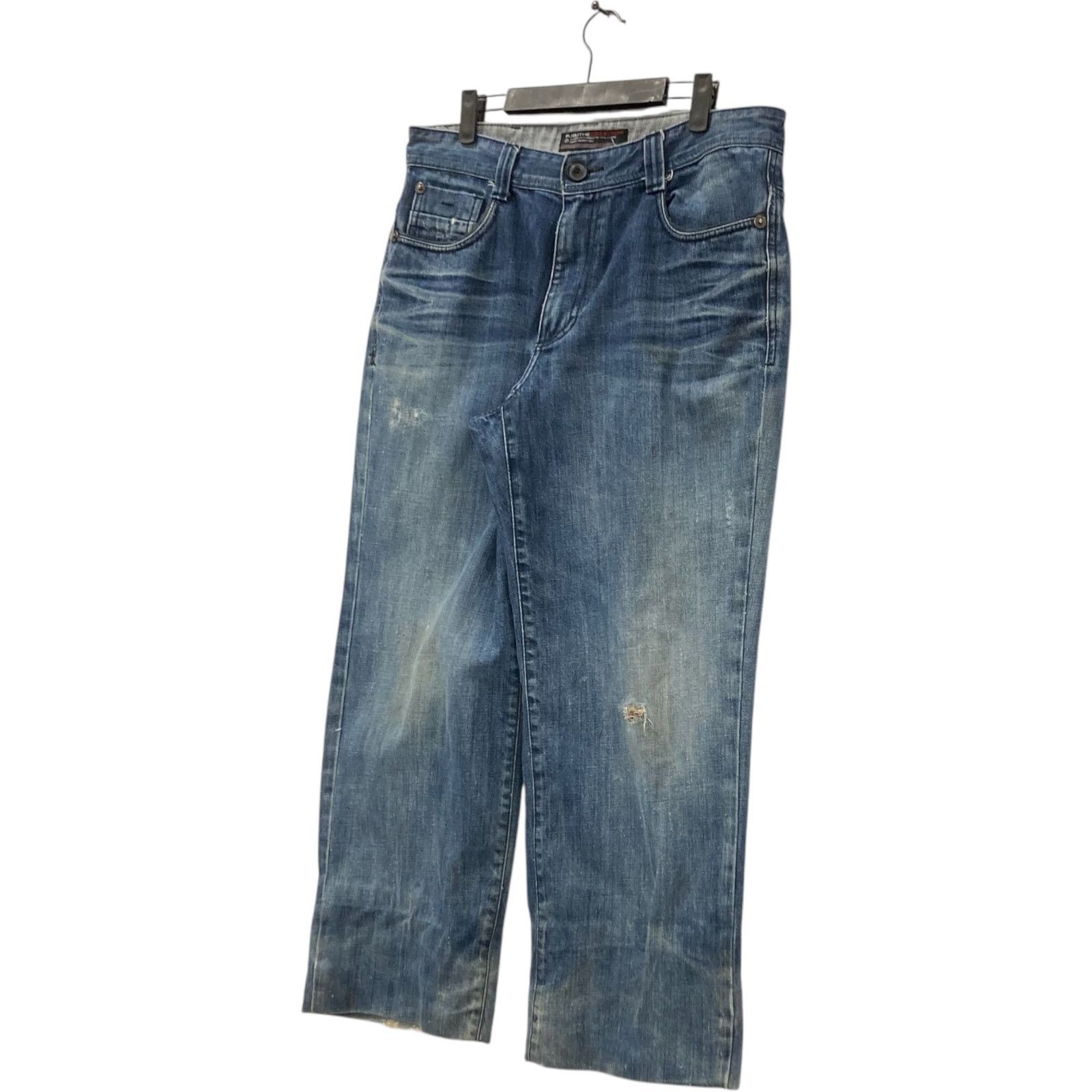 Fubu Vintage FUBU Wide Leg Denim Jeans 34x26 Size US 34 / EU 50 - 3 Thumbnail