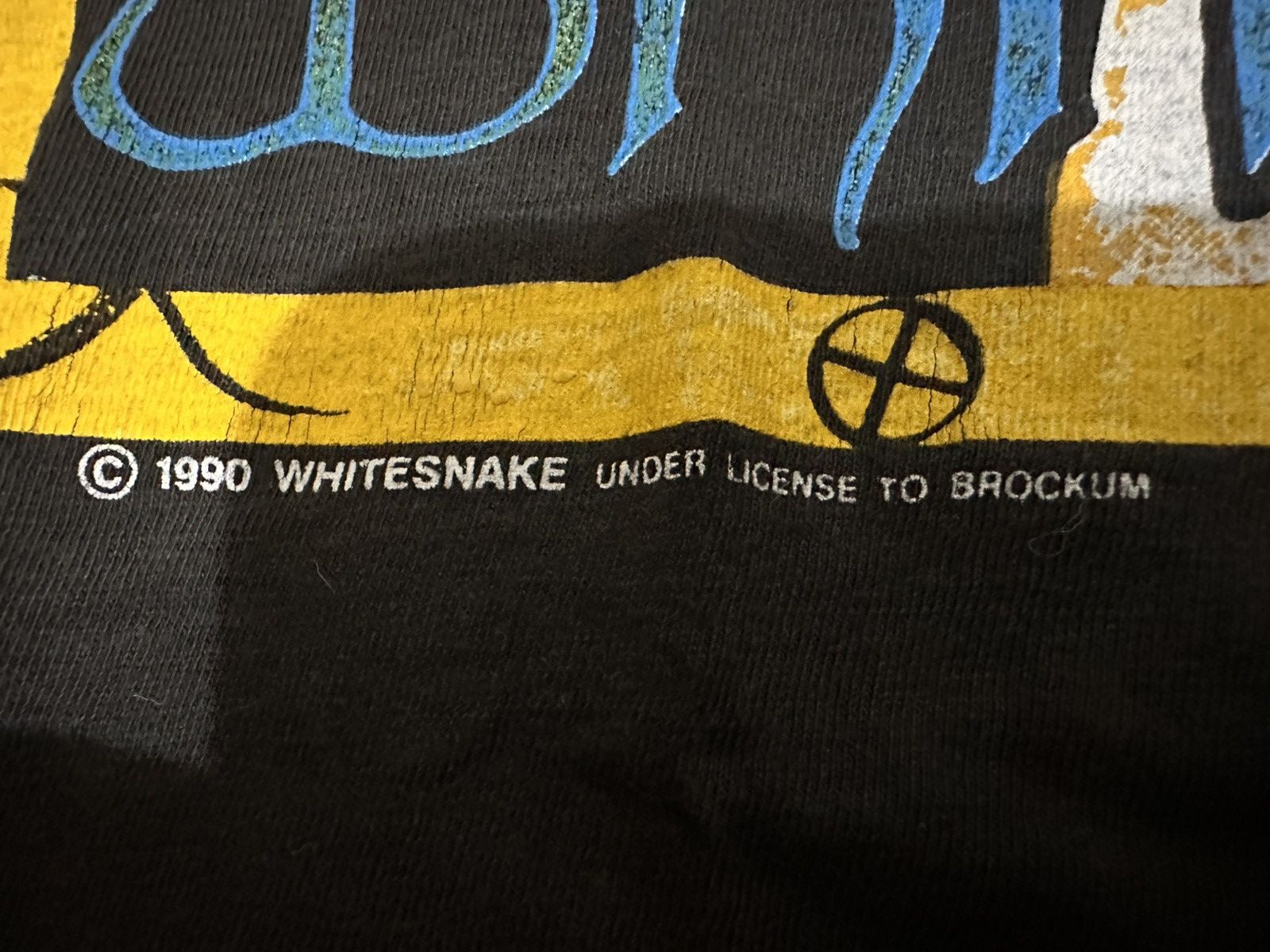 Band Tees Vtg 90’s Whitesnake David Coverdale Potrait Japan Tour Shirt Size US L / EU 52-54 / 3 - 4 Thumbnail