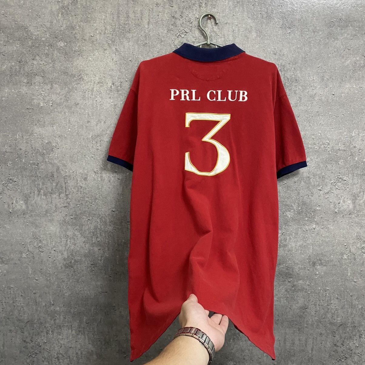 Polo Ralph Lauren Vintage Polo T-Shirt Polo Ralph Lauren PRL Club #3 Big Pony Size US XL / EU 56 / 4 - 8 Thumbnail