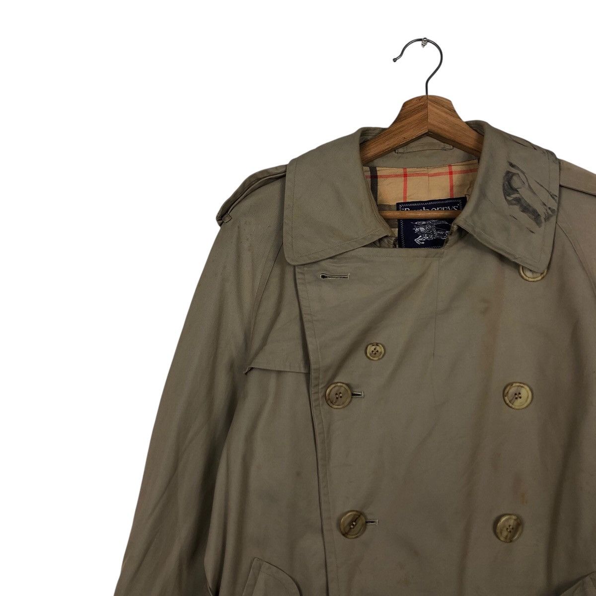 Burberry 📌Vintage Trench Coat Long Jacket Burberrys Nova Check Size US M / EU 48-50 / 2 - 9 Thumbnail