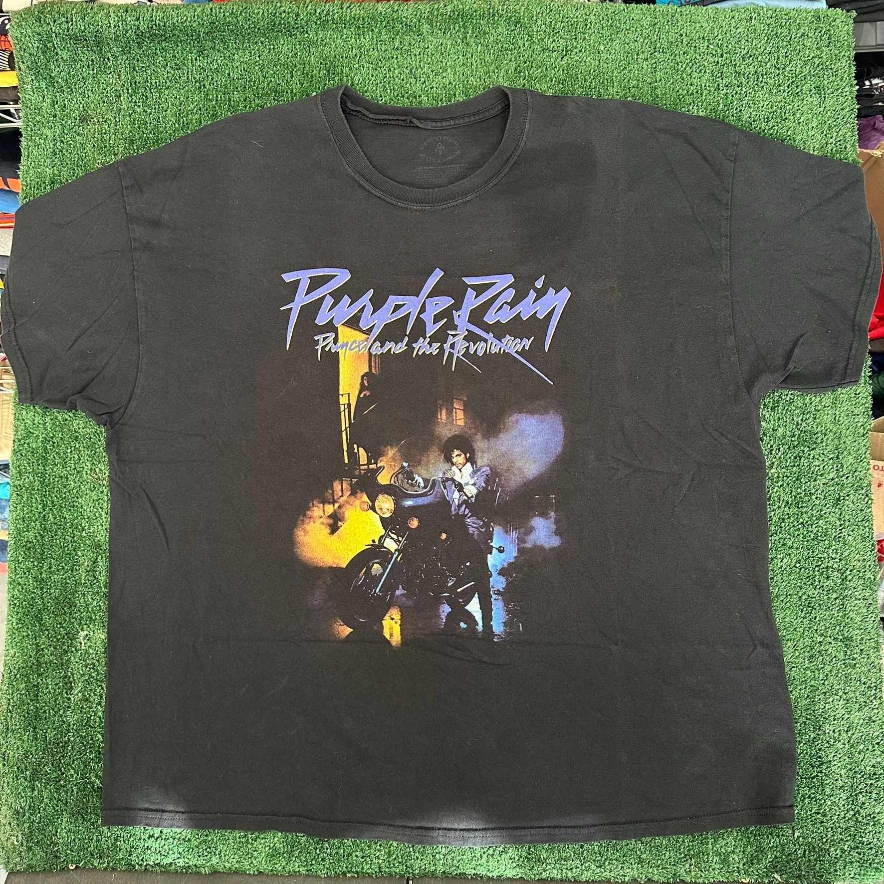 Prince Vintage Y2K Prince Purple Rain T-Shirt Black Rock Band Tee Size US XXL / EU 58 / 5 - 1 Thumbnail