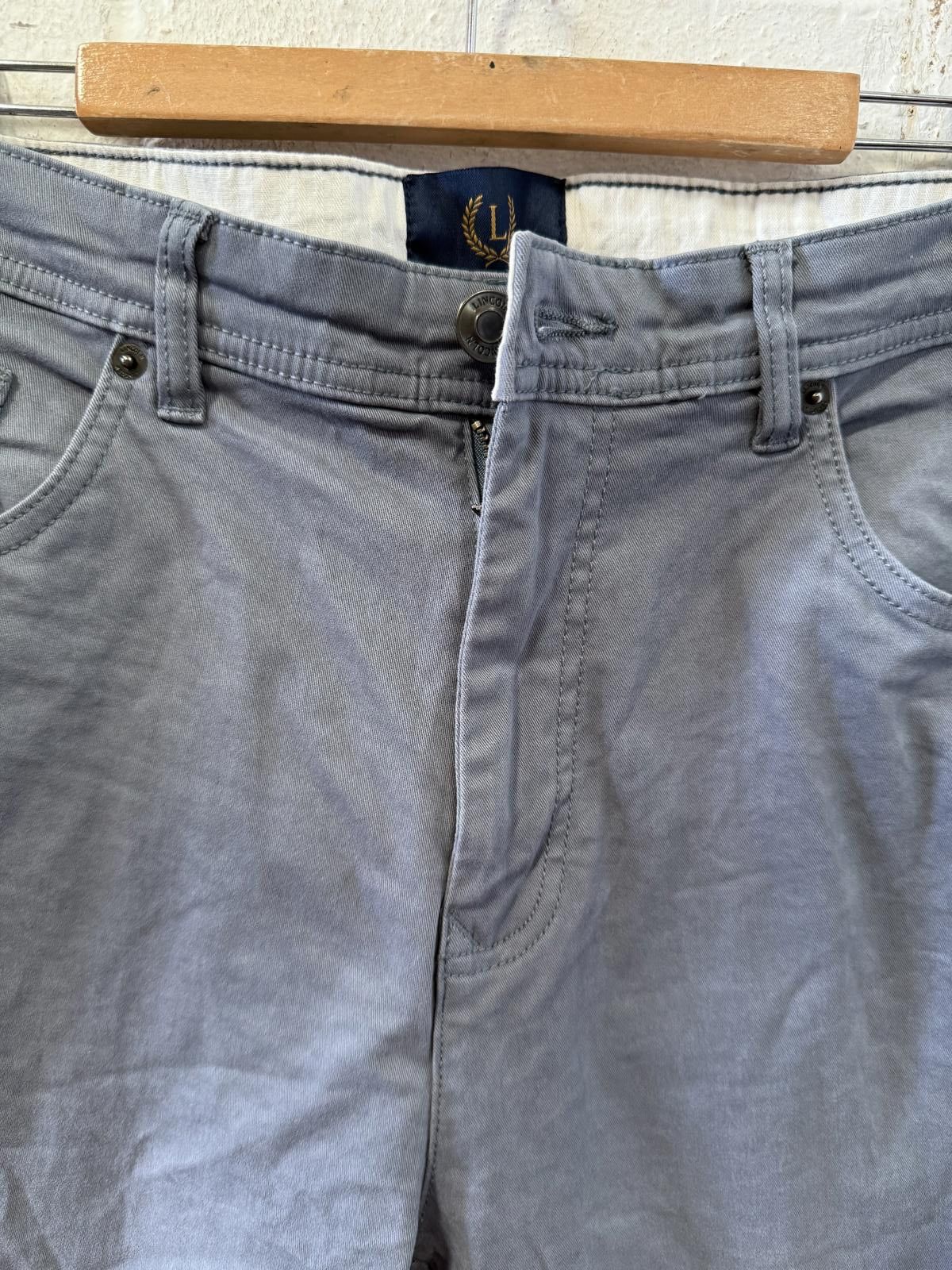 Designer Stylish Grey Casual Trousers Size US 36 / EU 52 - 5 Thumbnail