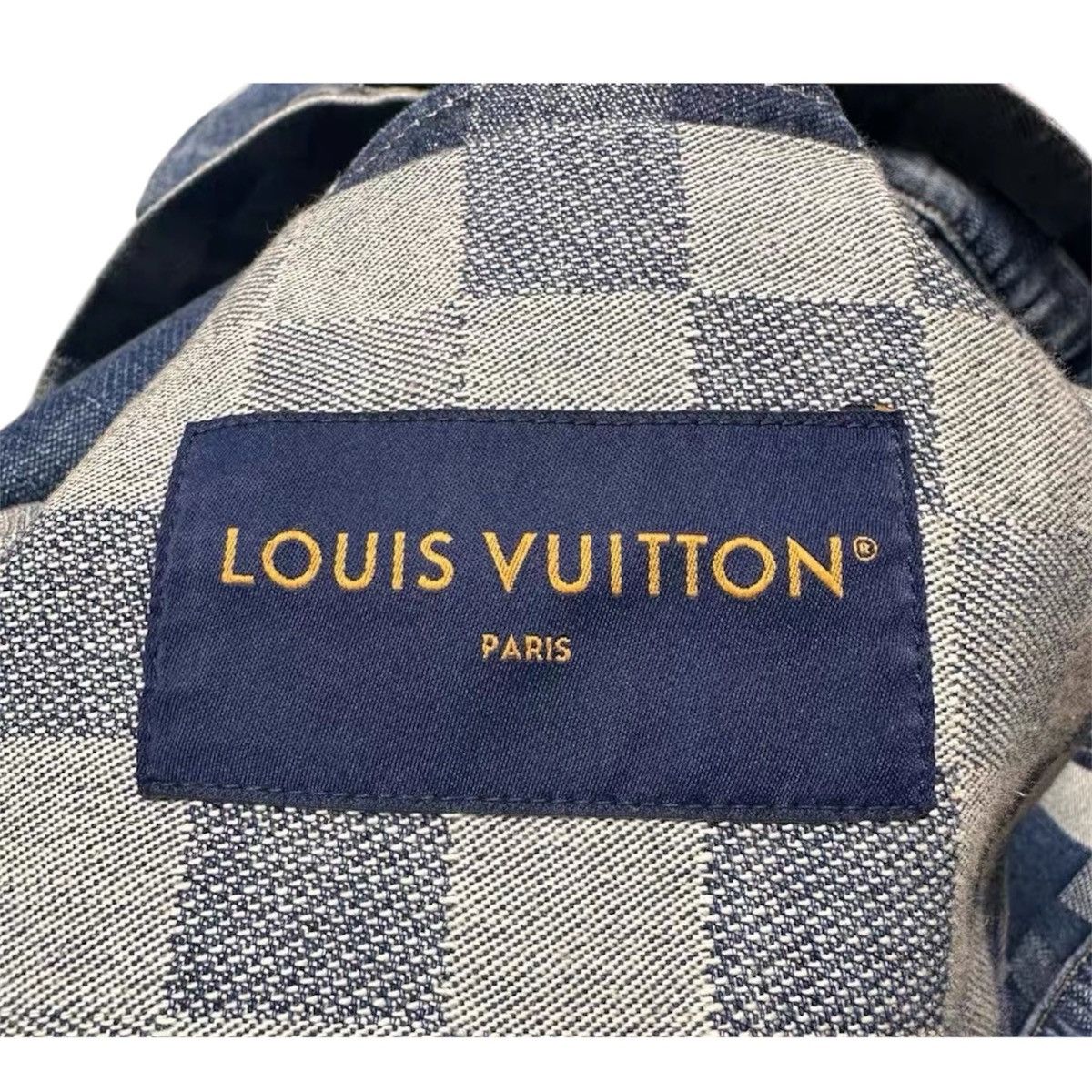 Louis Vuitton Louis Vuitton X Pharrell 54 Damoflage Damier Denim Jacket Size US L / EU 52-54 / 3 - 7 Thumbnail