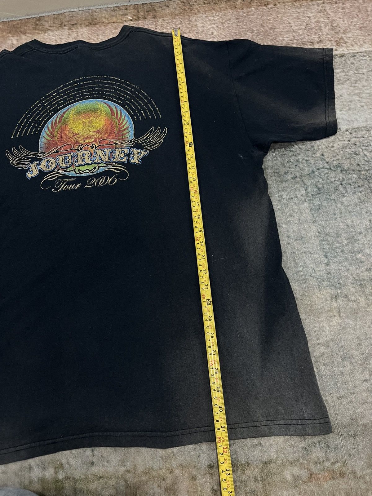 Band Tees × Vintage Sunfaded Journey Tour Tee Size US XL / EU 56 / 4 - 10 Thumbnail