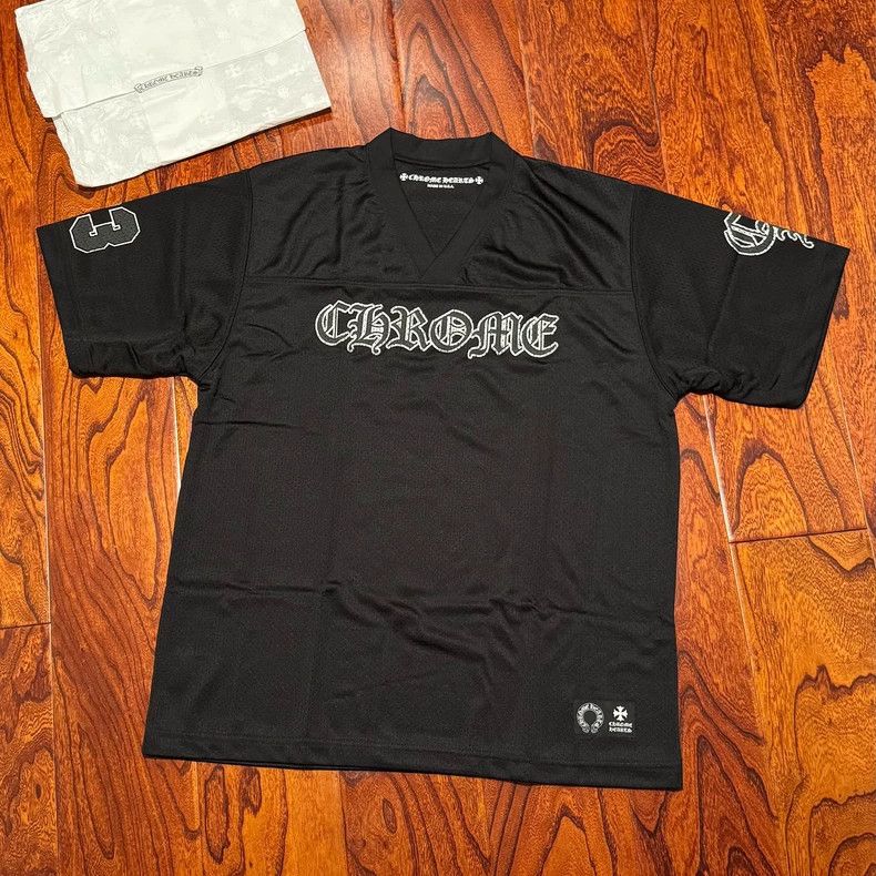 Chrome Hearts Chrome Hearts Black Mesh Hockey Jersey Tee Size US M / EU 48-50 / 2 - 1 Thumbnail