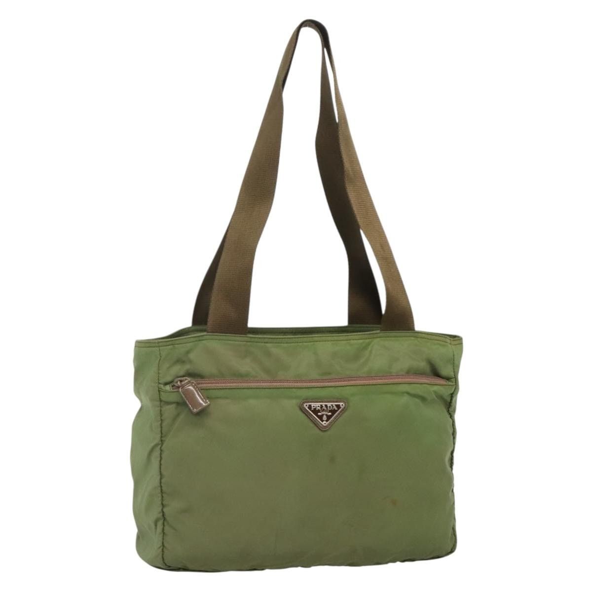 Prada PRADA Shoulder Bag Nylon Khaki Silver Size ONE SIZE - 1 Thumbnail