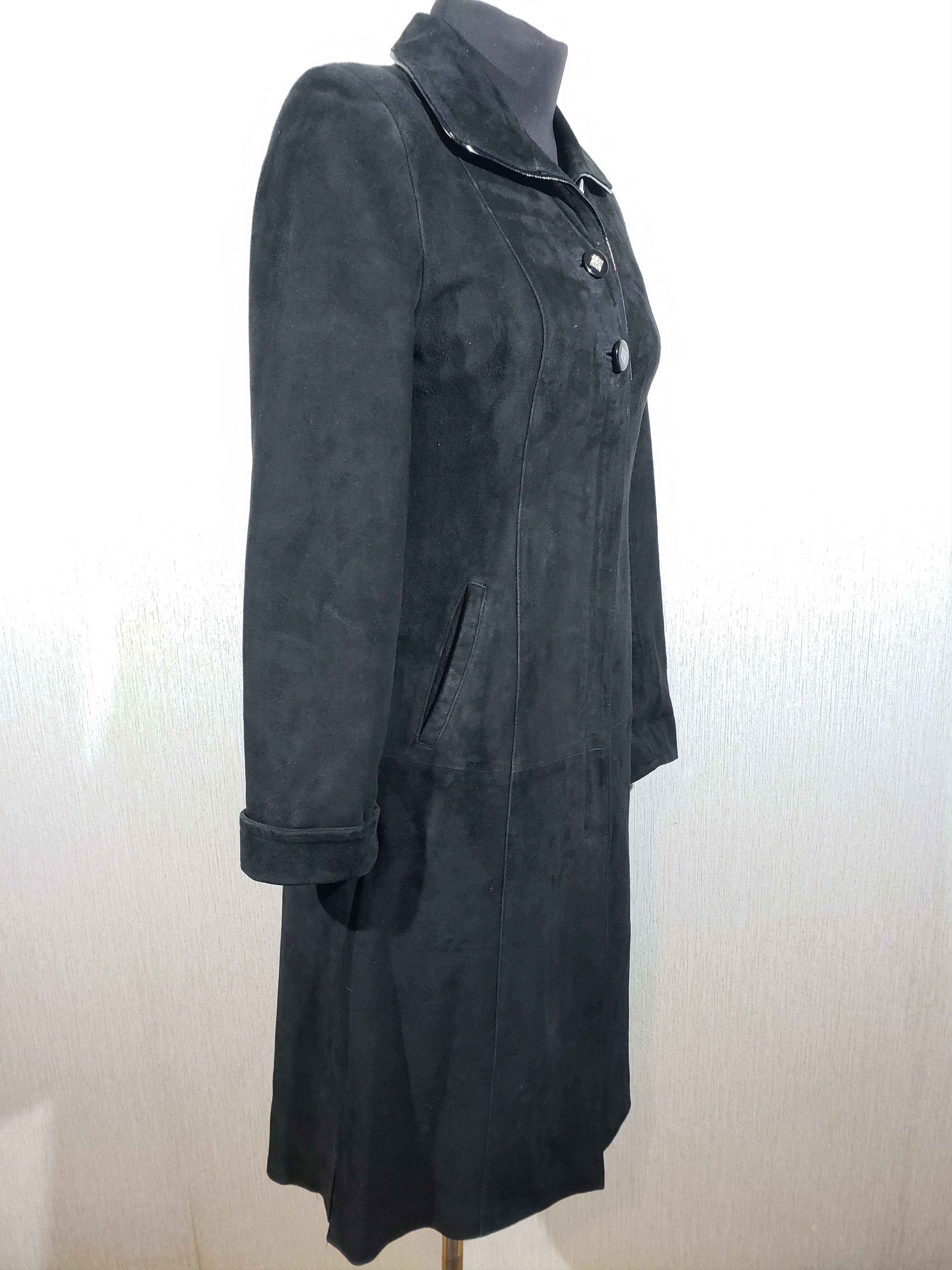 Other Black women's suede jacket. Size M / US 6-8 / IT 42-44 - 3 Thumbnail