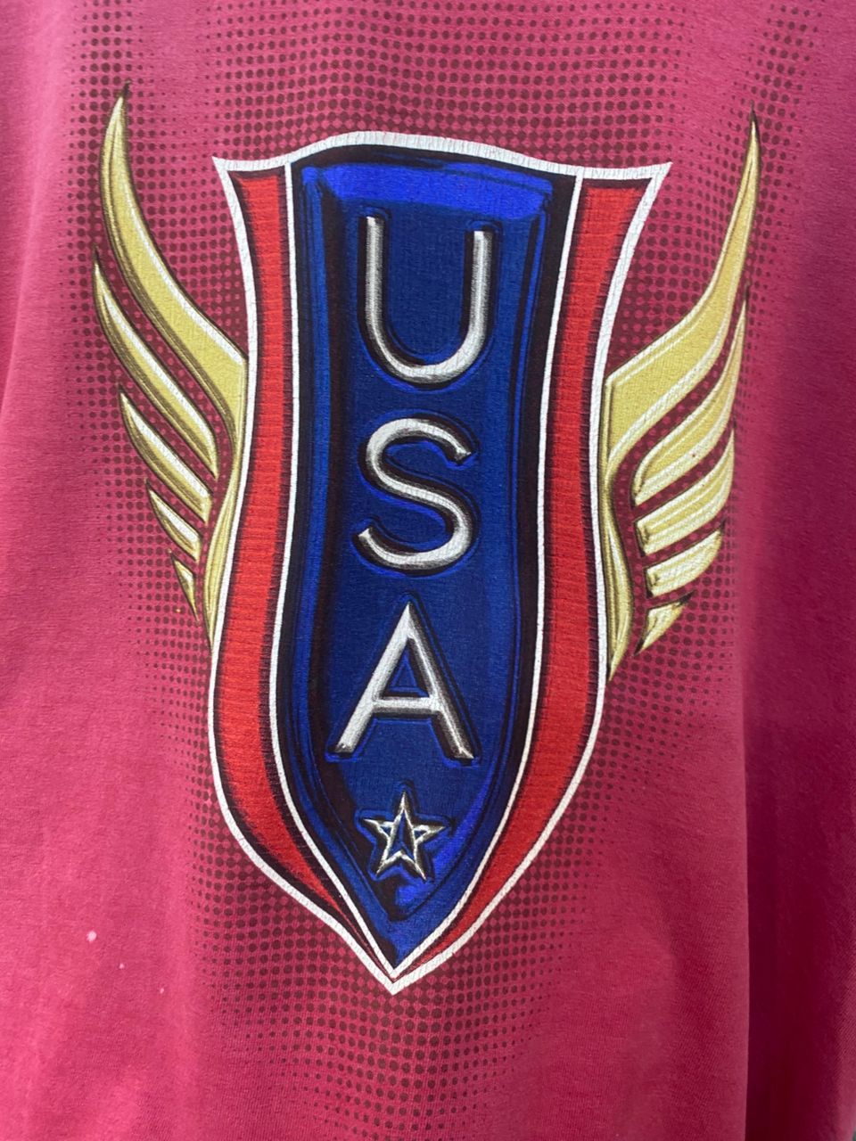 Nike Vintage 90s Nike Usa Distressed Sportwear Tshirt Size US M / EU 48-50 / 2 - 7 Thumbnail