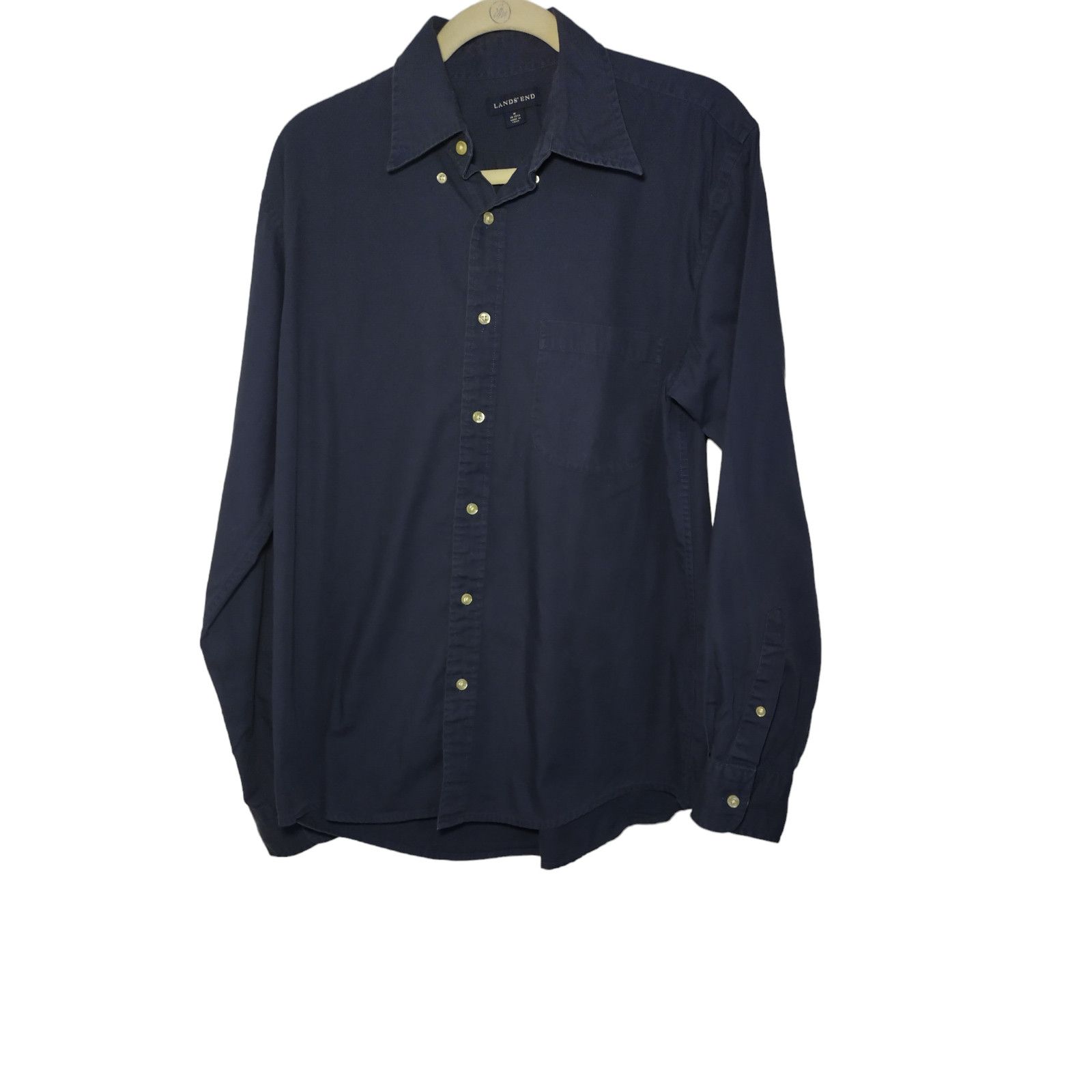 Lands' End Lands' End Men Shirt Button Down Long Sleeves Neck 15-15.5 Size US M / EU 48-50 / 2 - 1 Thumbnail