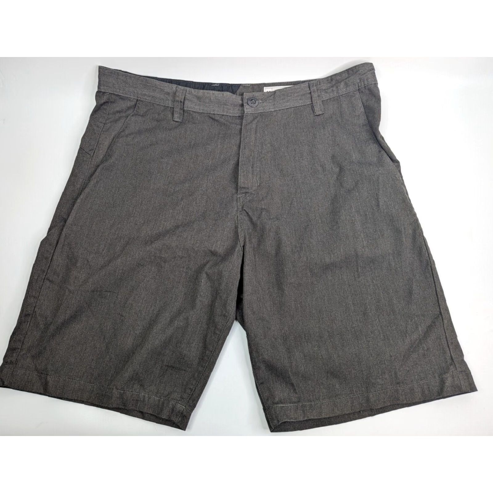 Volcom Volcom Chino Shorts Mens 38 Regular Fit Flat Front Beige Cotton Blend Casual Outdoor 90s? (No extra info) Size US 31 - 2 Thumbnail