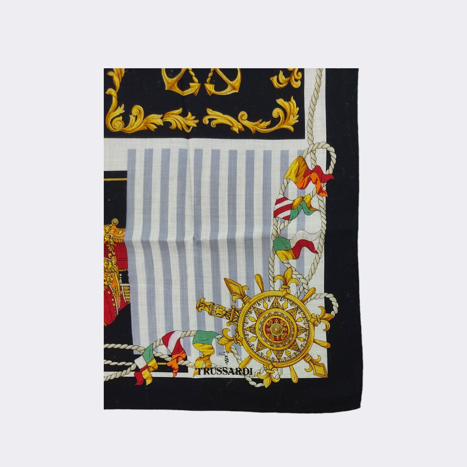 Trussardi Vintage Trussardi Handkerchief Neckerchief Bandana H174G Size ONE SIZE - 3 Thumbnail