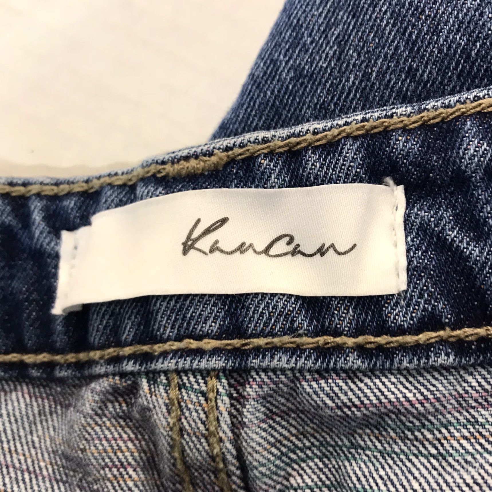 Vintage KAN CAN Distressed Crop Jeans Ankle Women Plus Size 16W Blue Denim Size 38" / US 16 / IT 52 - 4 Thumbnail