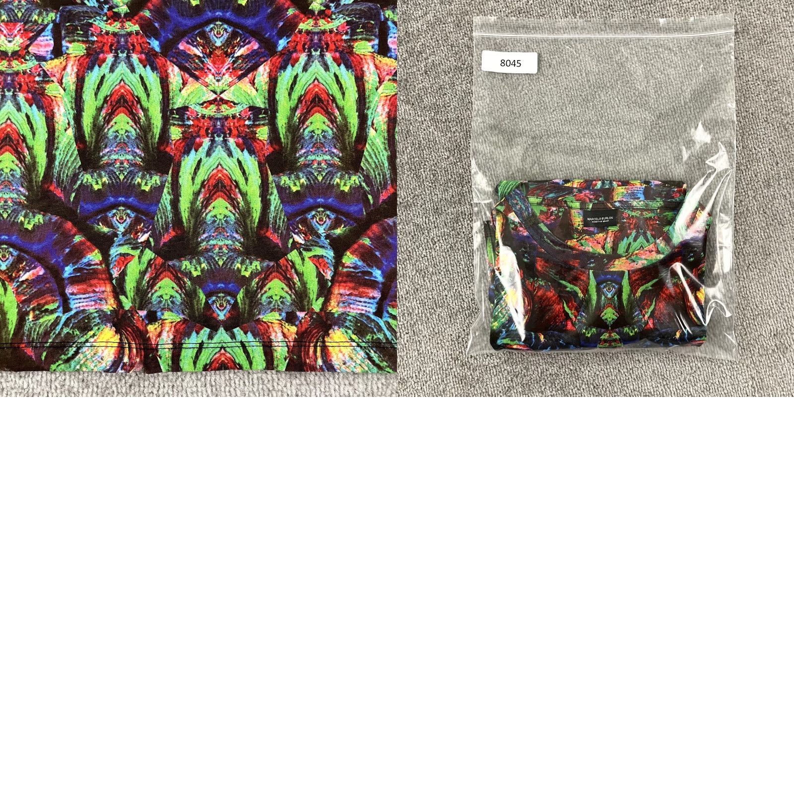 Vintage MARCELO BURLON Shirt Mens Small Pedro Sponge Abstract Art Adult T-Shirt Fun Loud Size US S / EU 44-46 / 1 - 8 Thumbnail