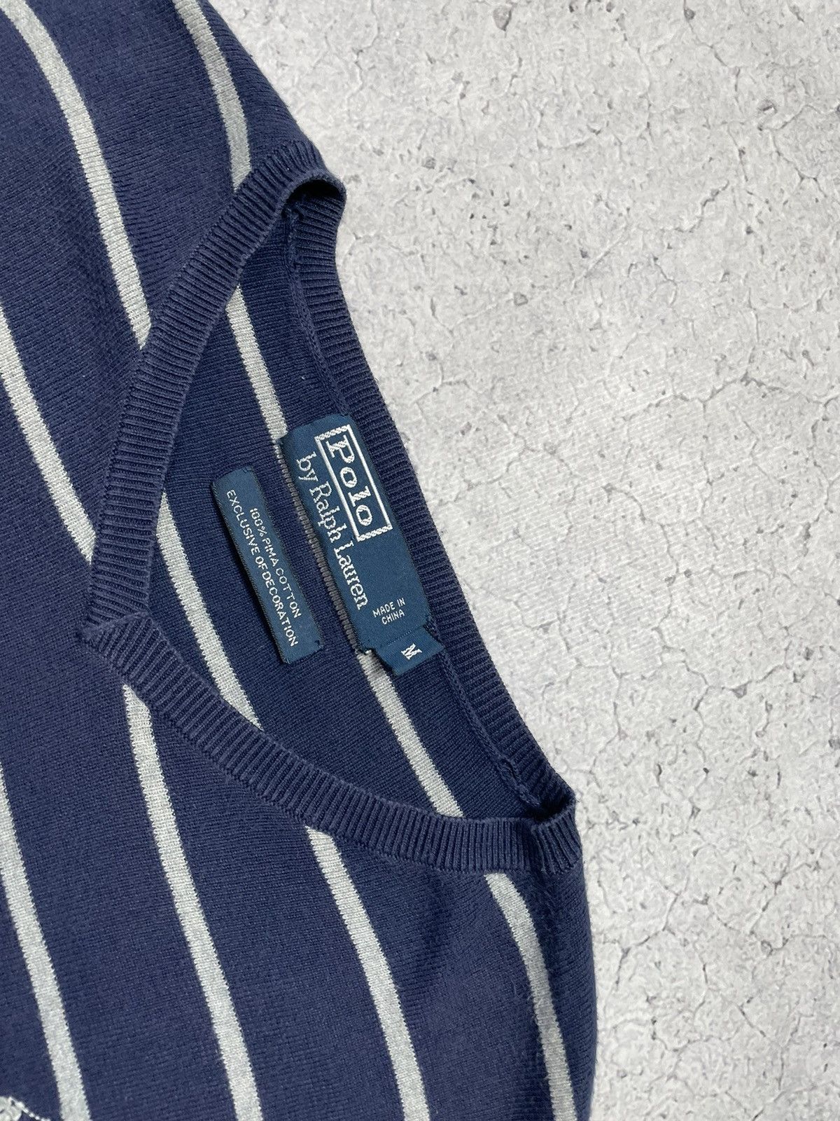 Polo Ralph Lauren × Vintage Polo Ralph Lauren Vintage Striped Sweater Size US S / EU 44-46 / 1 - 6 Thumbnail