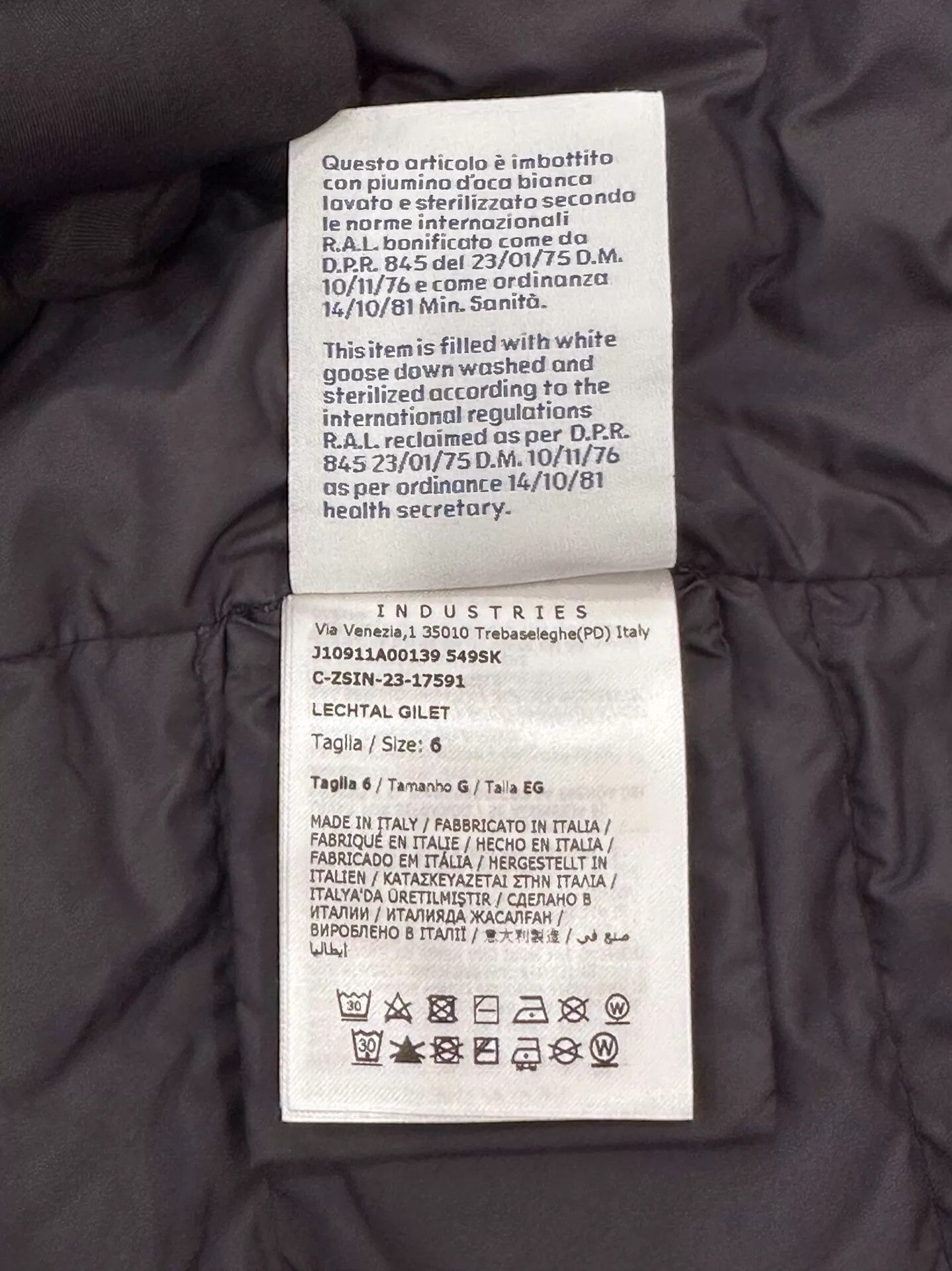 Moncler Moncler Lechtal Men's Black Puffer Coat Chest Logo Size US XXL / EU 58 / 5 - 7 Thumbnail