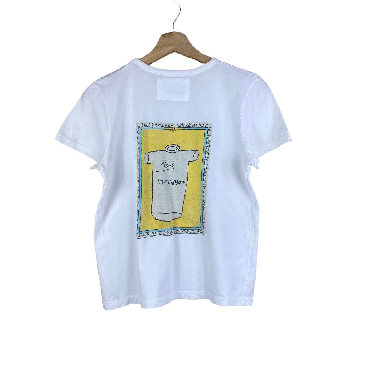 agnes b. AGNES B. FREDERIC BRULY BOUABRE ART T SHIRT Size XXS / US 00 / IT 34 - 2 Thumbnail