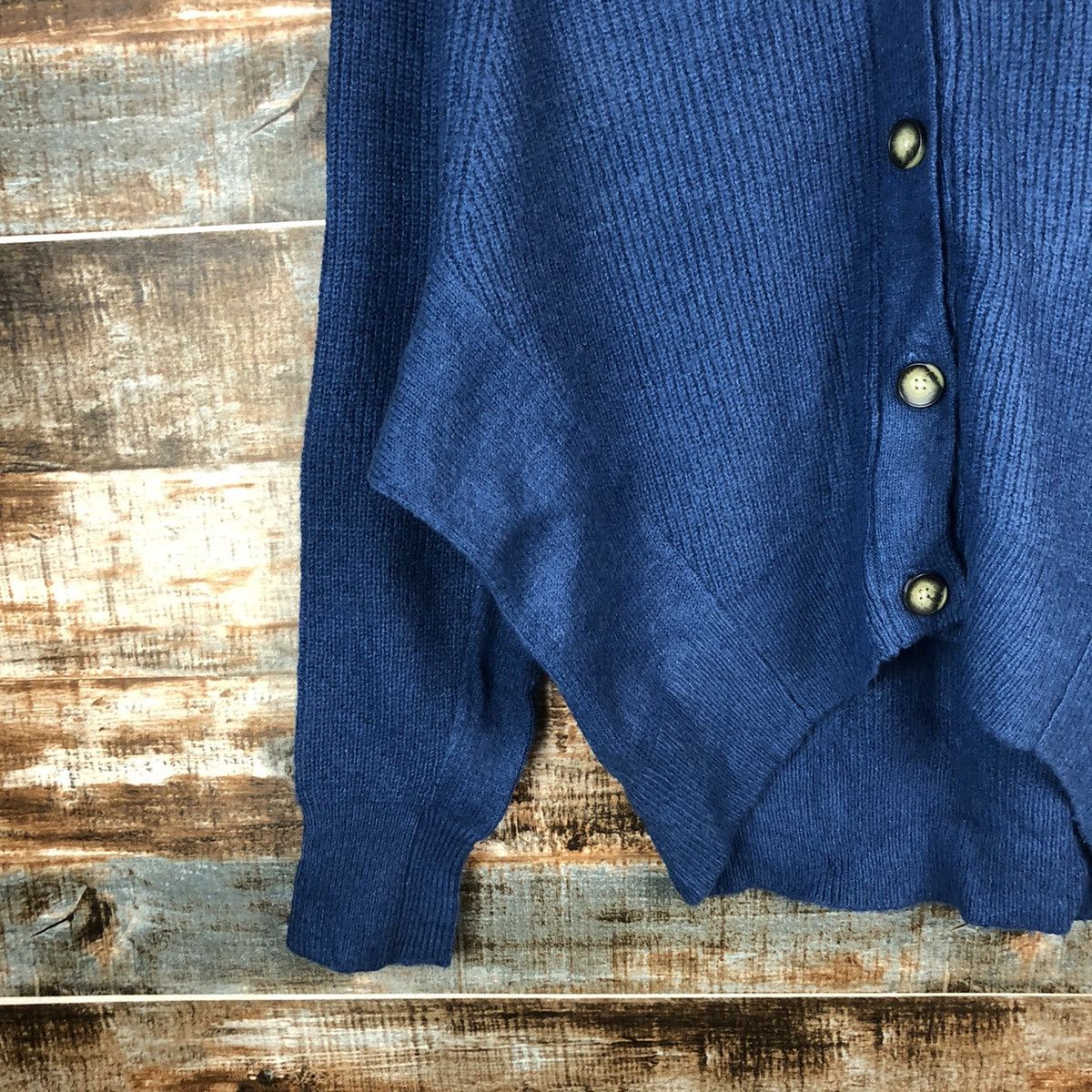 GU GU Blue Cardigan Knitwear #A1722 Size L / US 10 / IT 46 - 7 Thumbnail