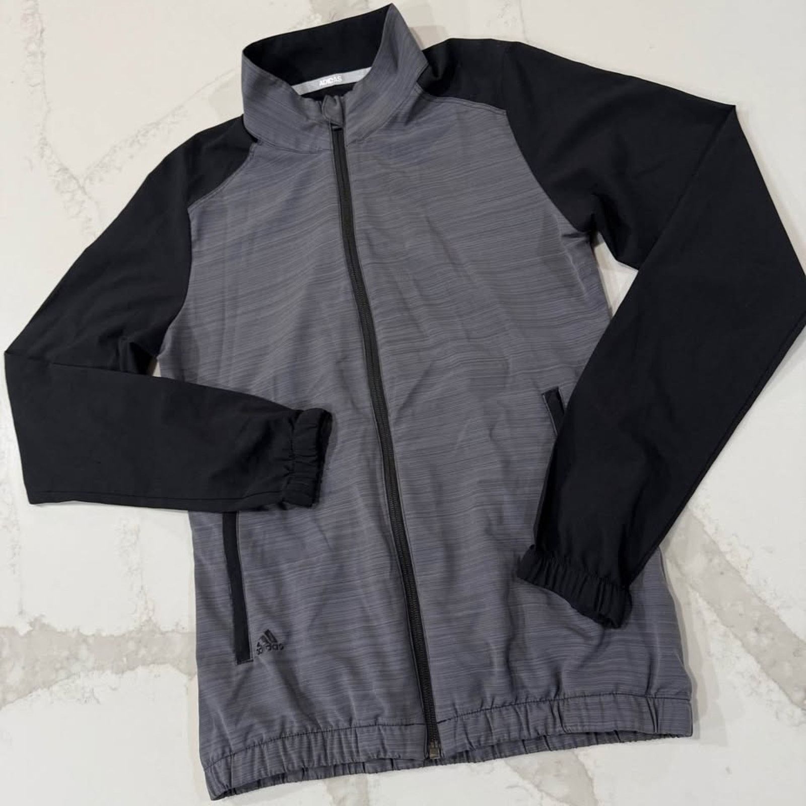 Adidas Adidas Essentials Full Zip Golf Wind Jacket Women's XS Gray Size XS / US 0-2 / IT 36-38 - 2 Thumbnail