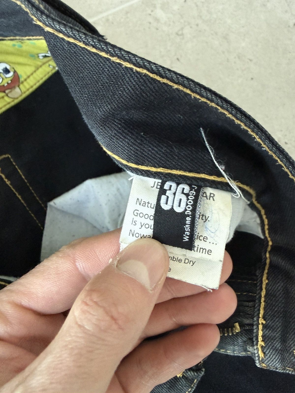 Levi's Levis Spanch Bob Original Fake Japan Denim Jeans Size US 36 / EU 52 - 8 Thumbnail