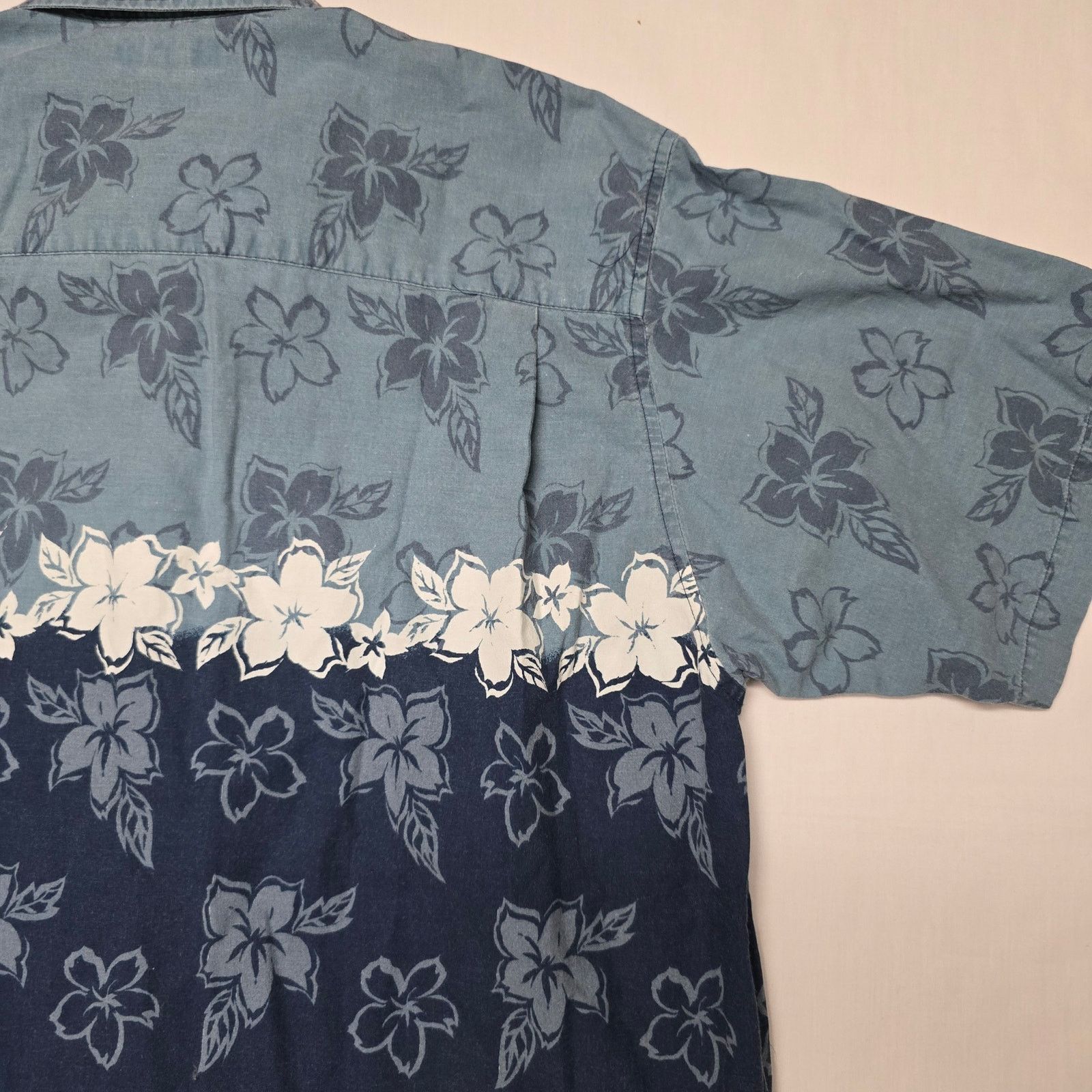 Cherokee × Vintage Floral Hawiian Cherokee XL Flower Tropical Beach Blue Shirt Size US XL / EU 56 / 4 - 8 Thumbnail