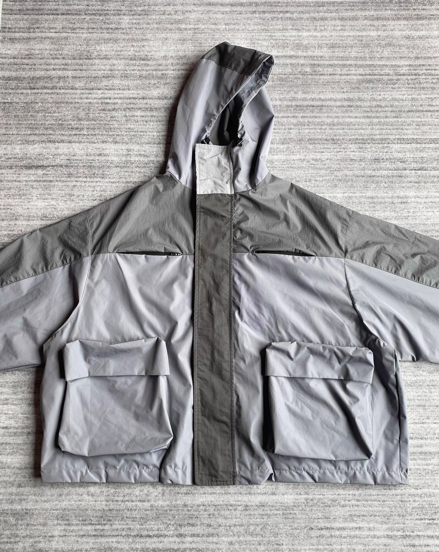 GRAILZ Grailz Black Blue Gray Colorblocked Gorpcore Jacket Size US S / EU 44-46 / 1 - 2 Thumbnail