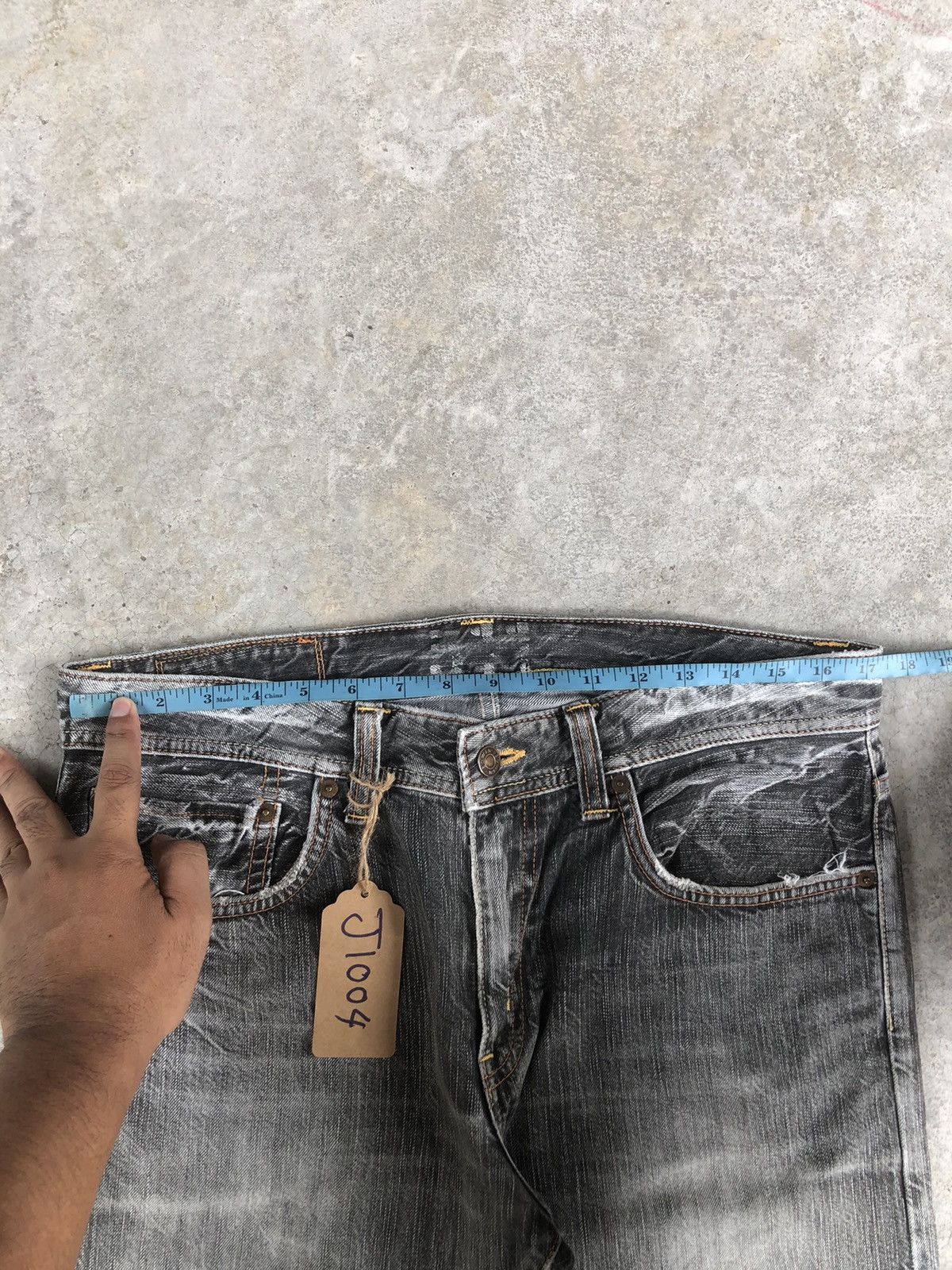 Edwin Japanese Edwin 511 RV Flared Jeans Distressed Broken Jeans Size US 34 / EU 50 - 20 Thumbnail